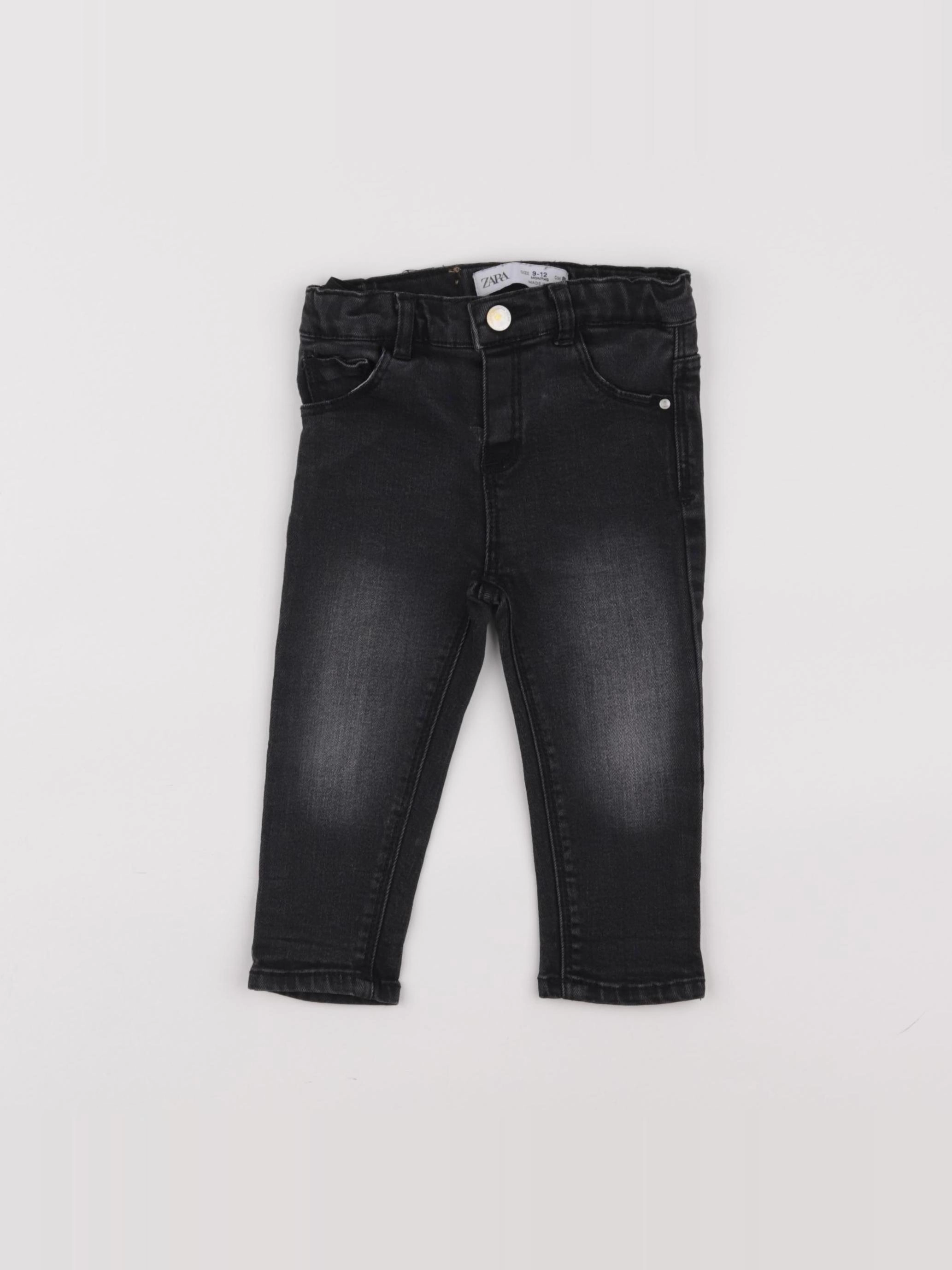 Zara - jean noir - 9/12 mois