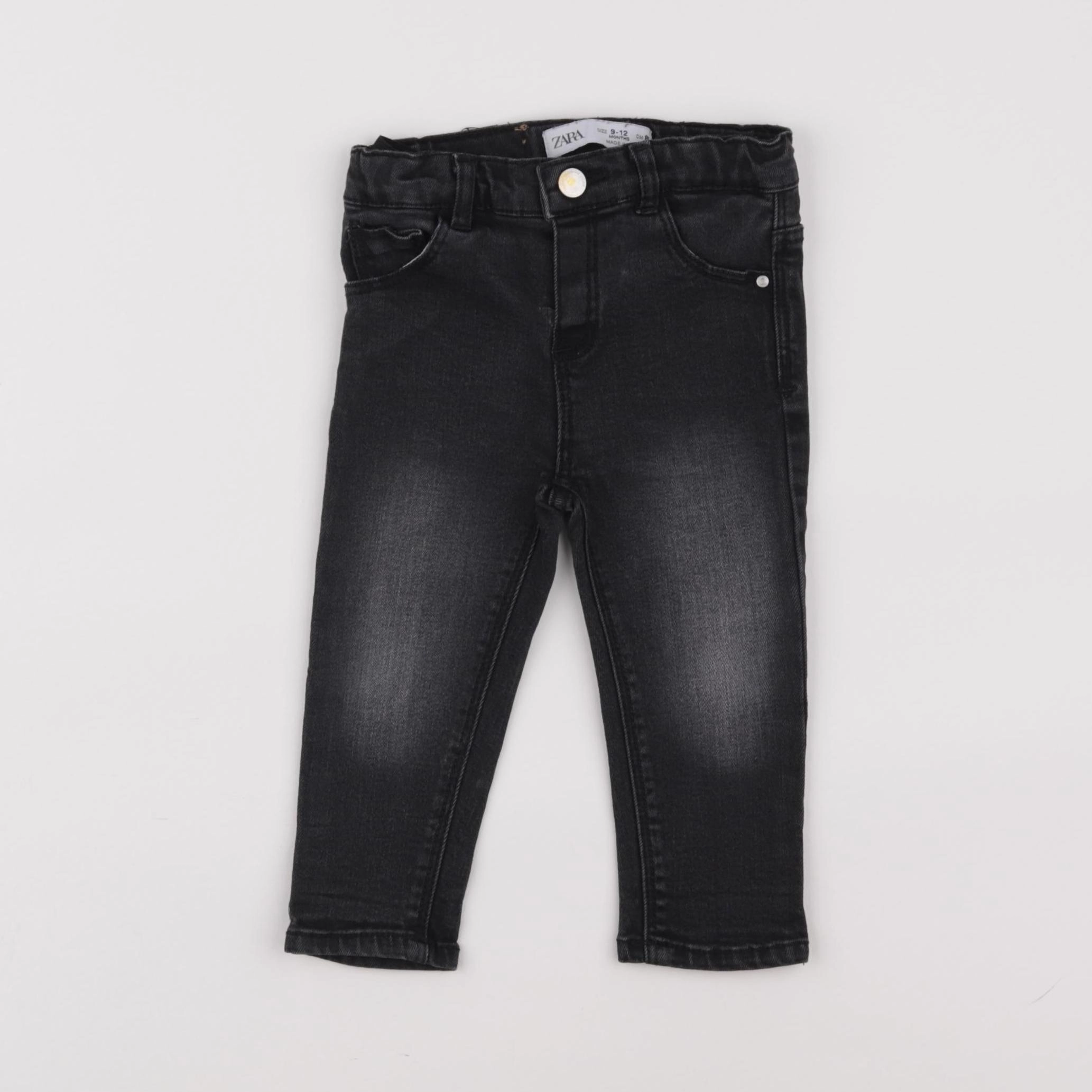 Zara - jean noir - 9/12 mois