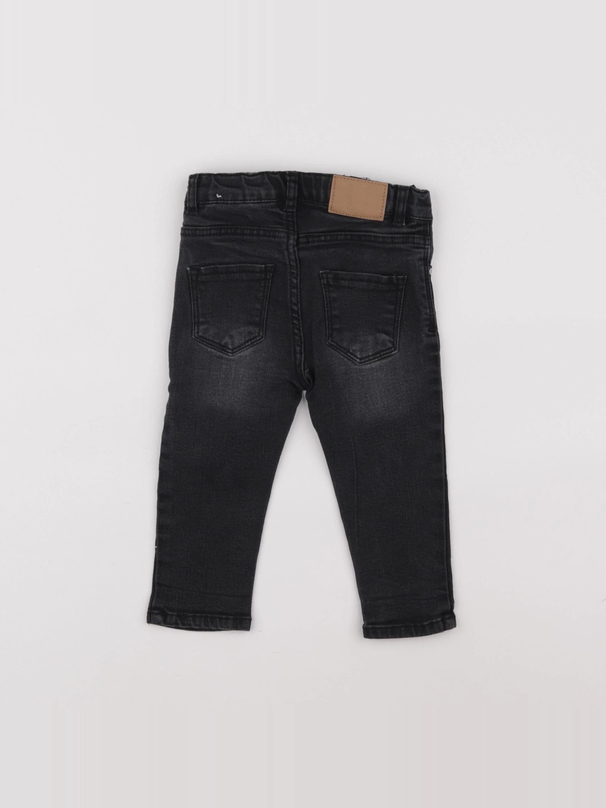 Zara - jean noir - 9/12 mois