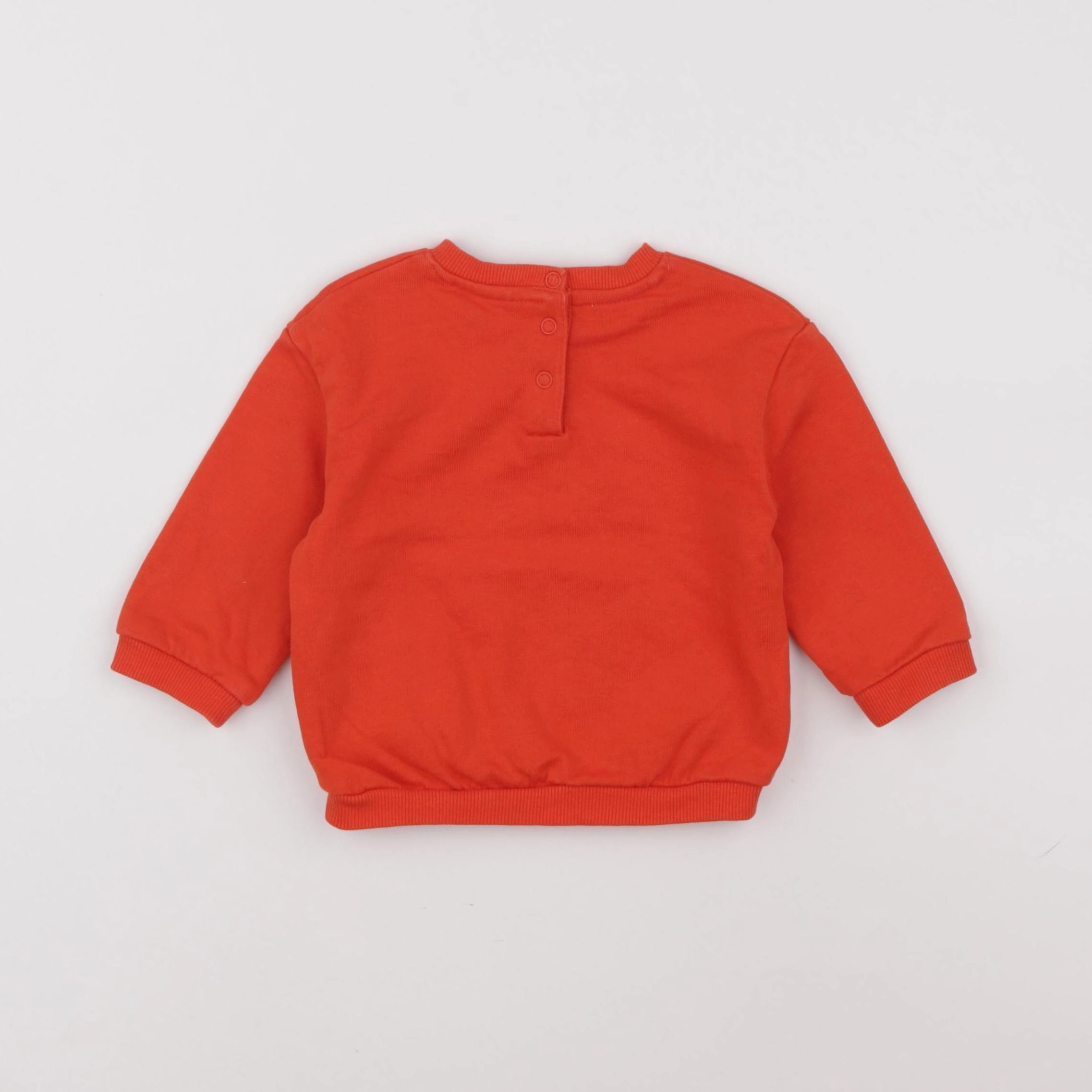 Tape à l'oeil - sweat rouge, or - 12 mois