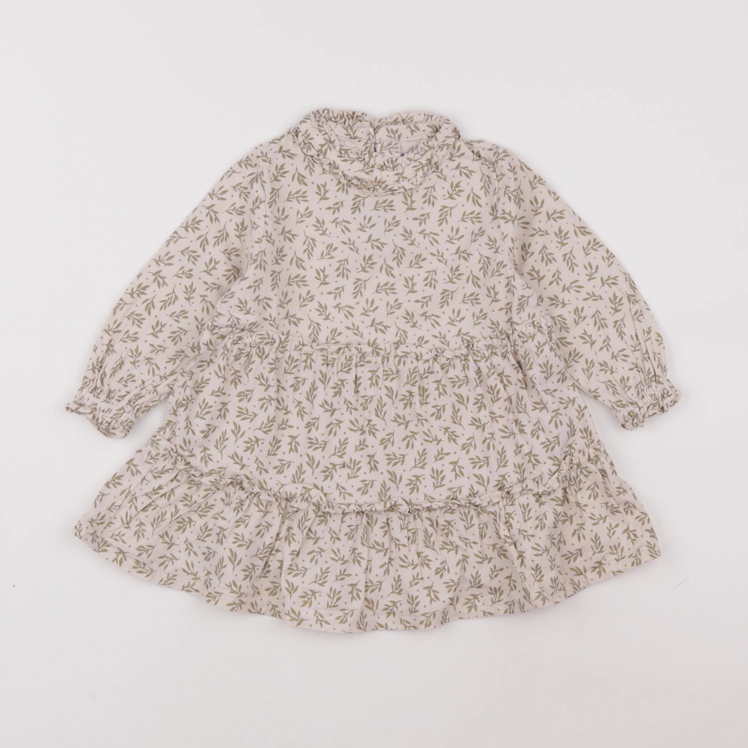 Vertbaudet - robe marron - 2 ans