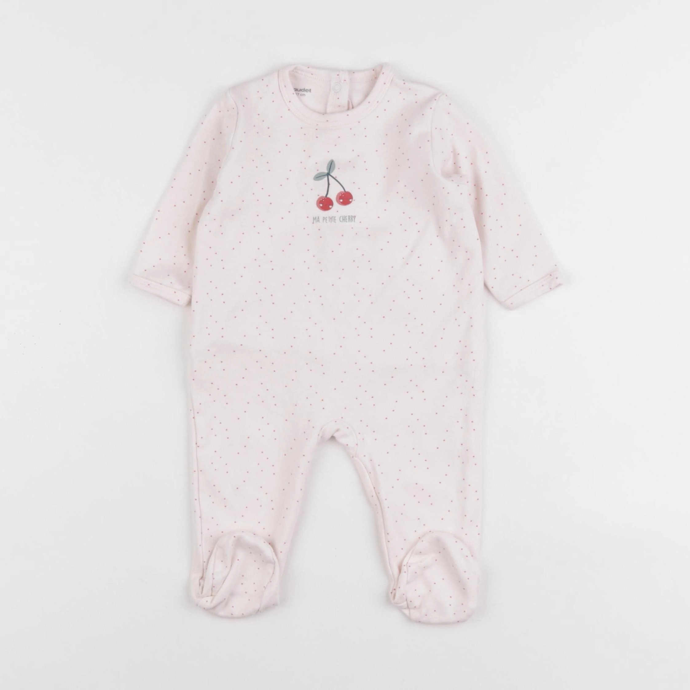 Vertbaudet - pyjama coton rose - 6 mois