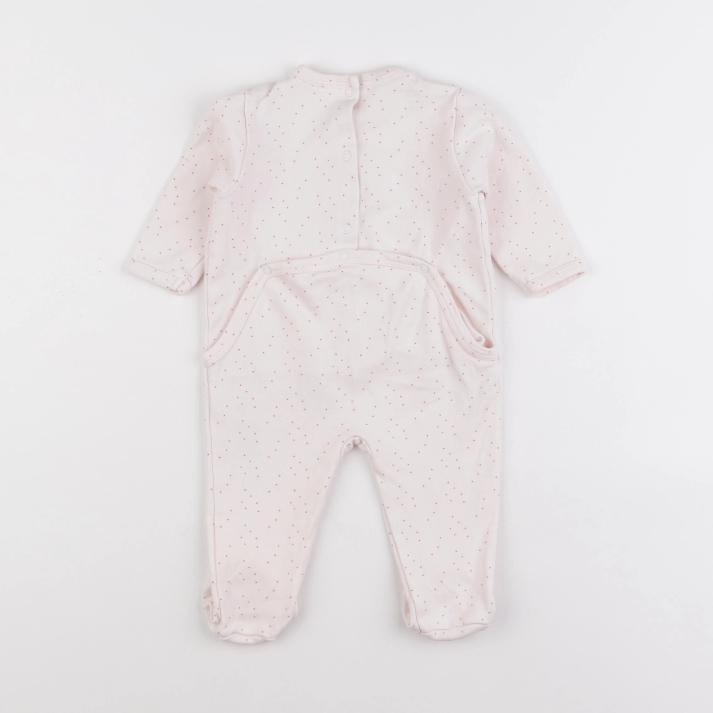 Vertbaudet - pyjama coton rose - 6 mois