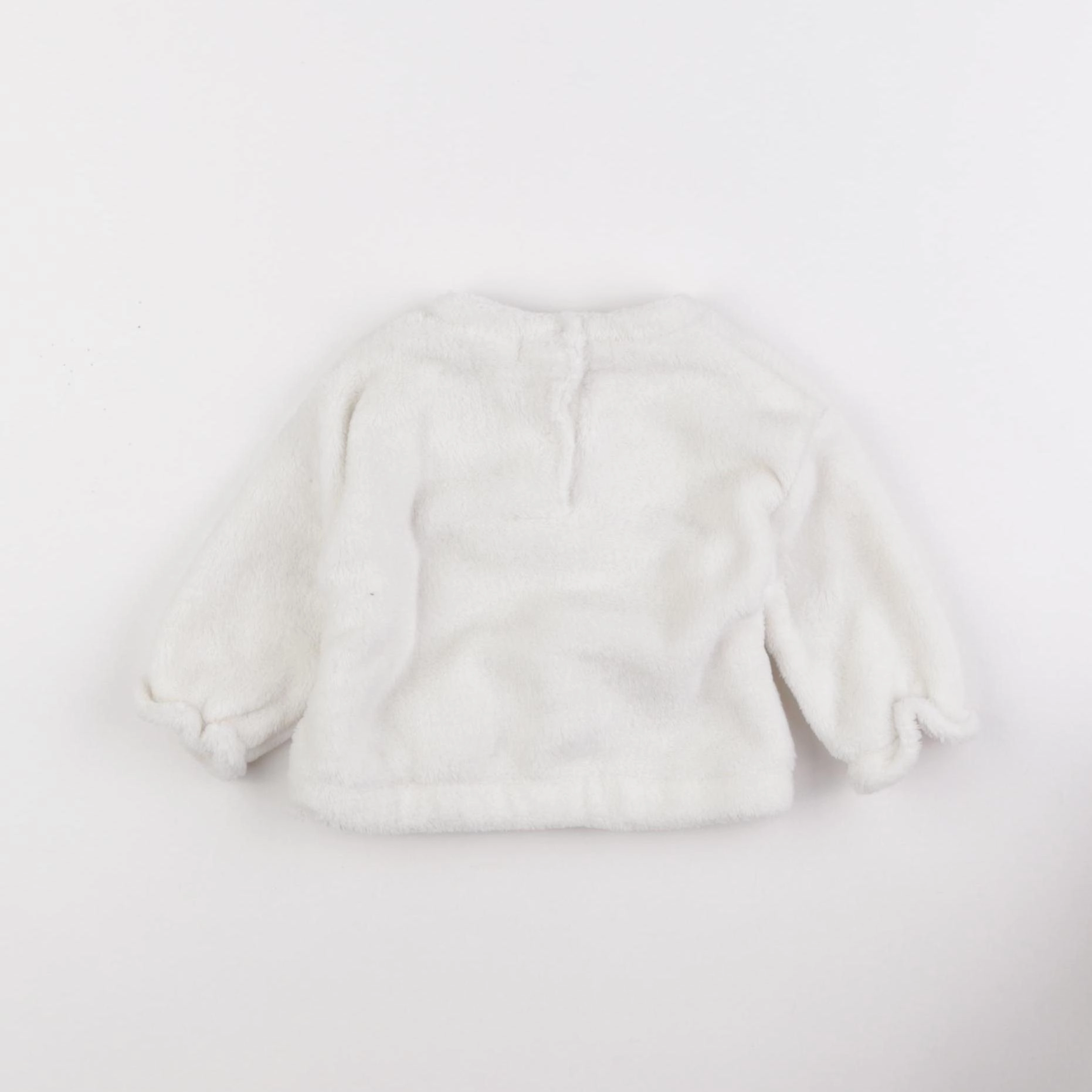 Vertbaudet - pull blanc - 3 mois