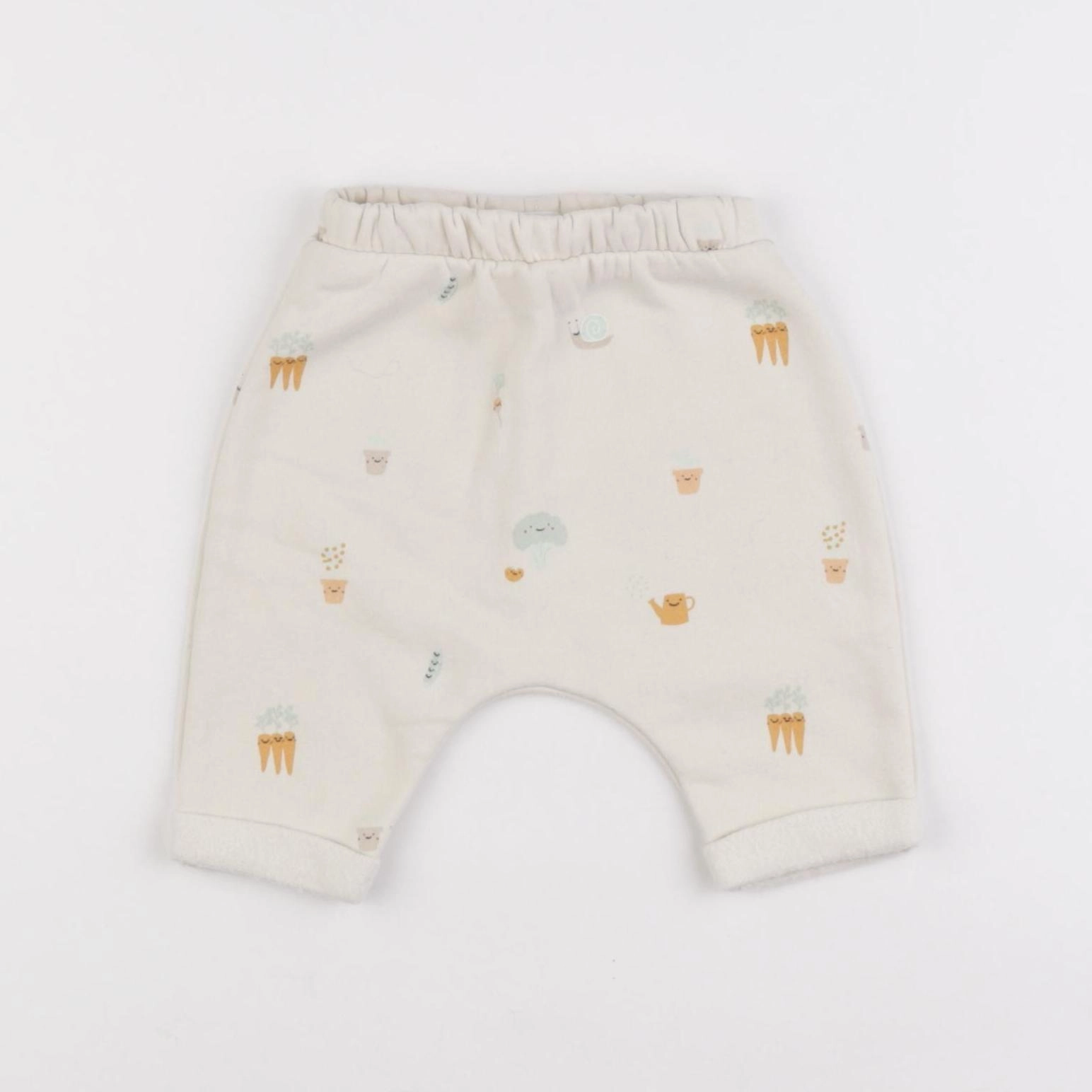 Vertbaudet - jogging doublé beige - 1 mois