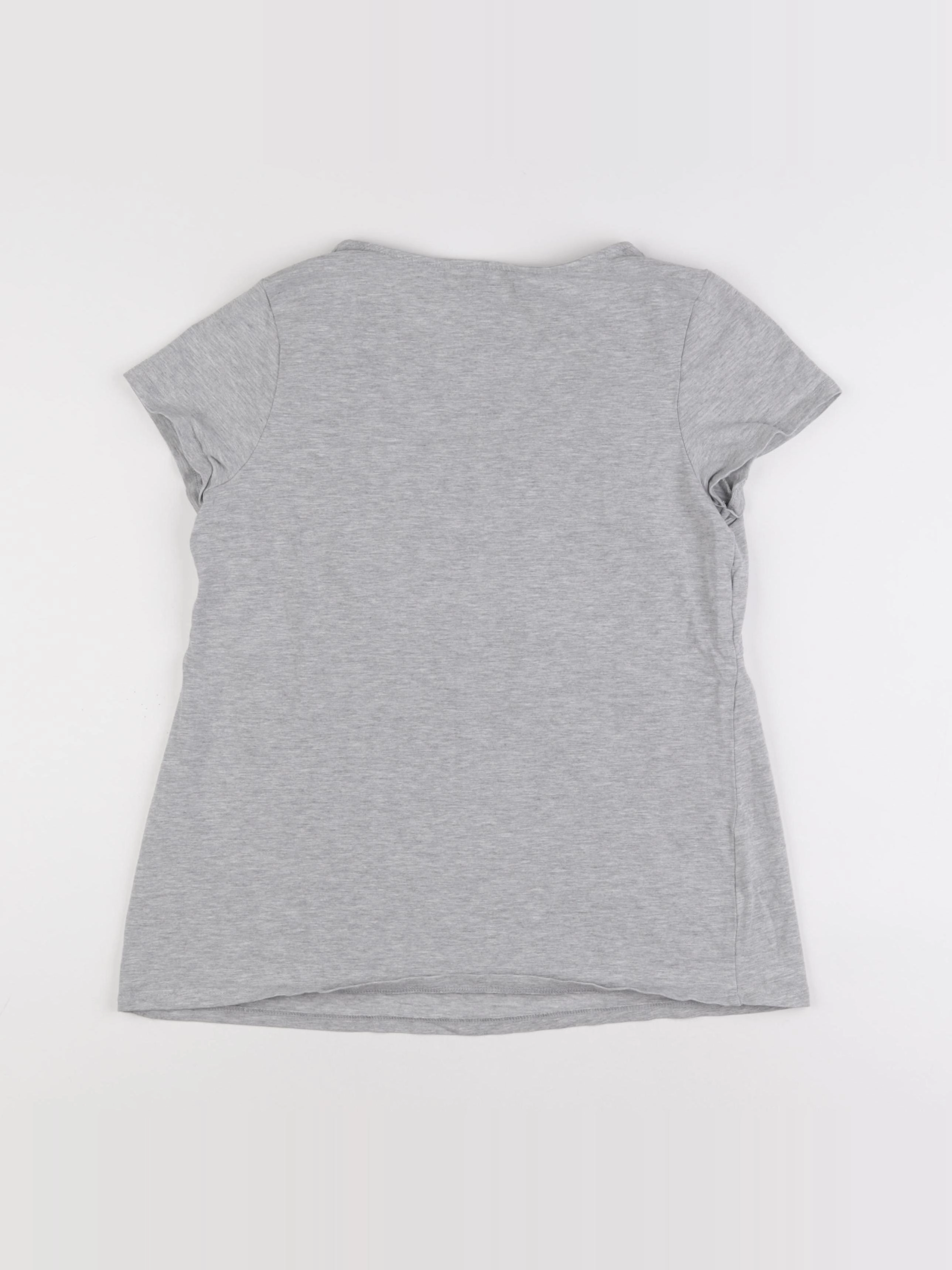 Vertbaudet - tee-shirt grossesse, allaitement gris - 42 à 44