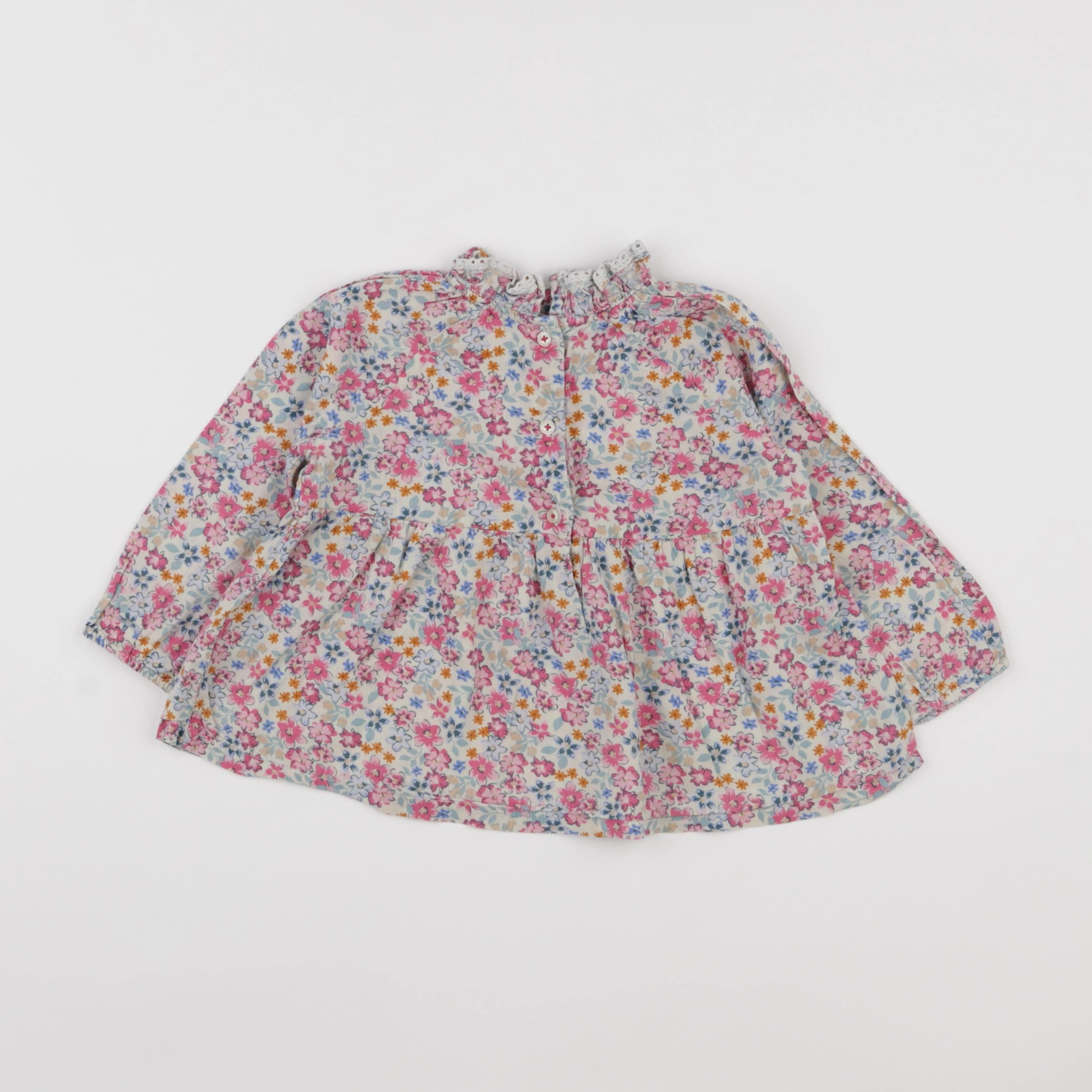 Boutchou - blouse rose - 24 mois