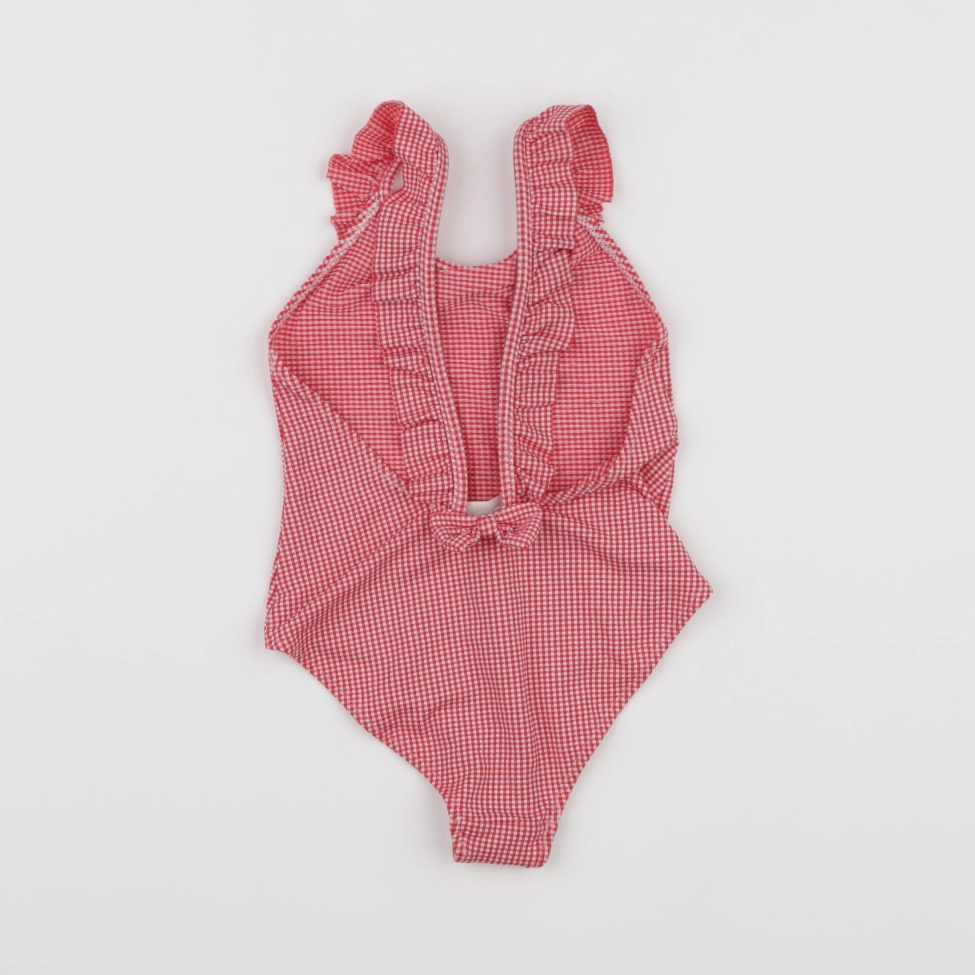Monoprix - maillot de bain rouge - 3 ans