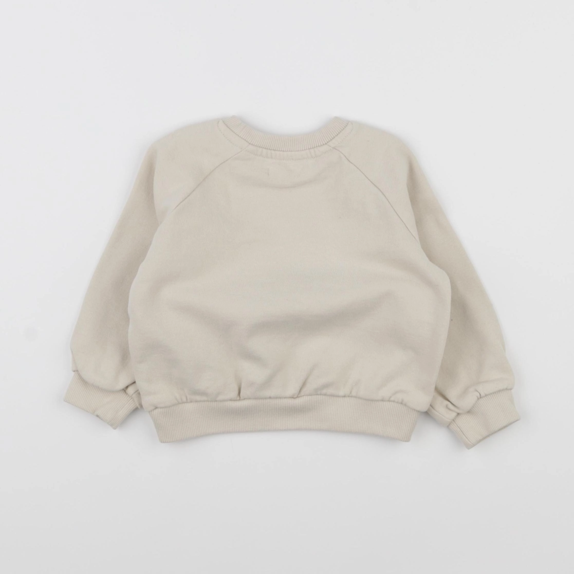 Vertbaudet - sweat beige - 2 ans