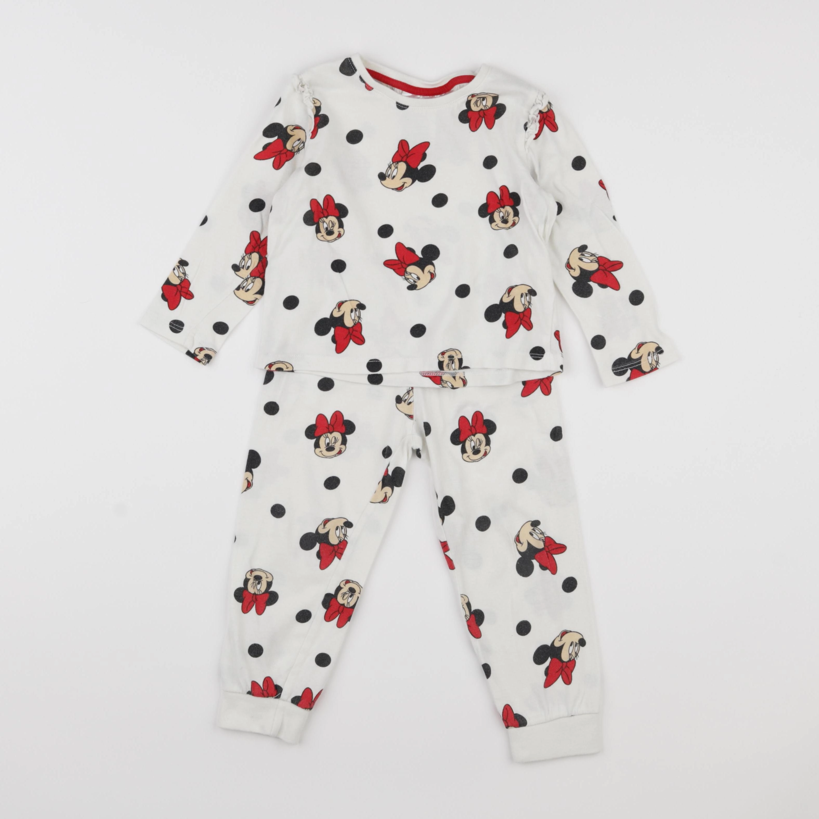 H&M - pyjama coton blanc - 2 ans
