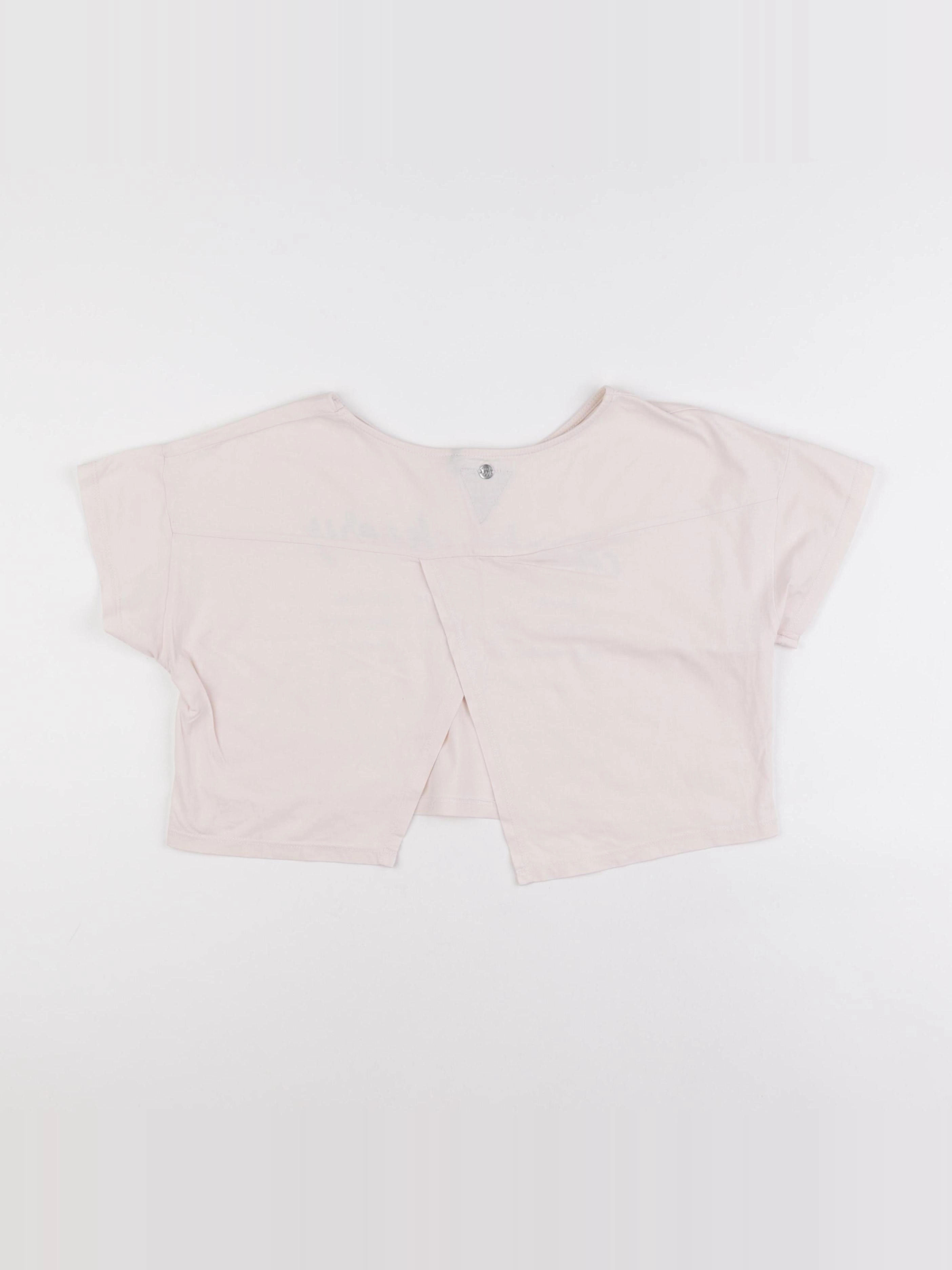 IKKS - tee-shirt court beige - 12 ans