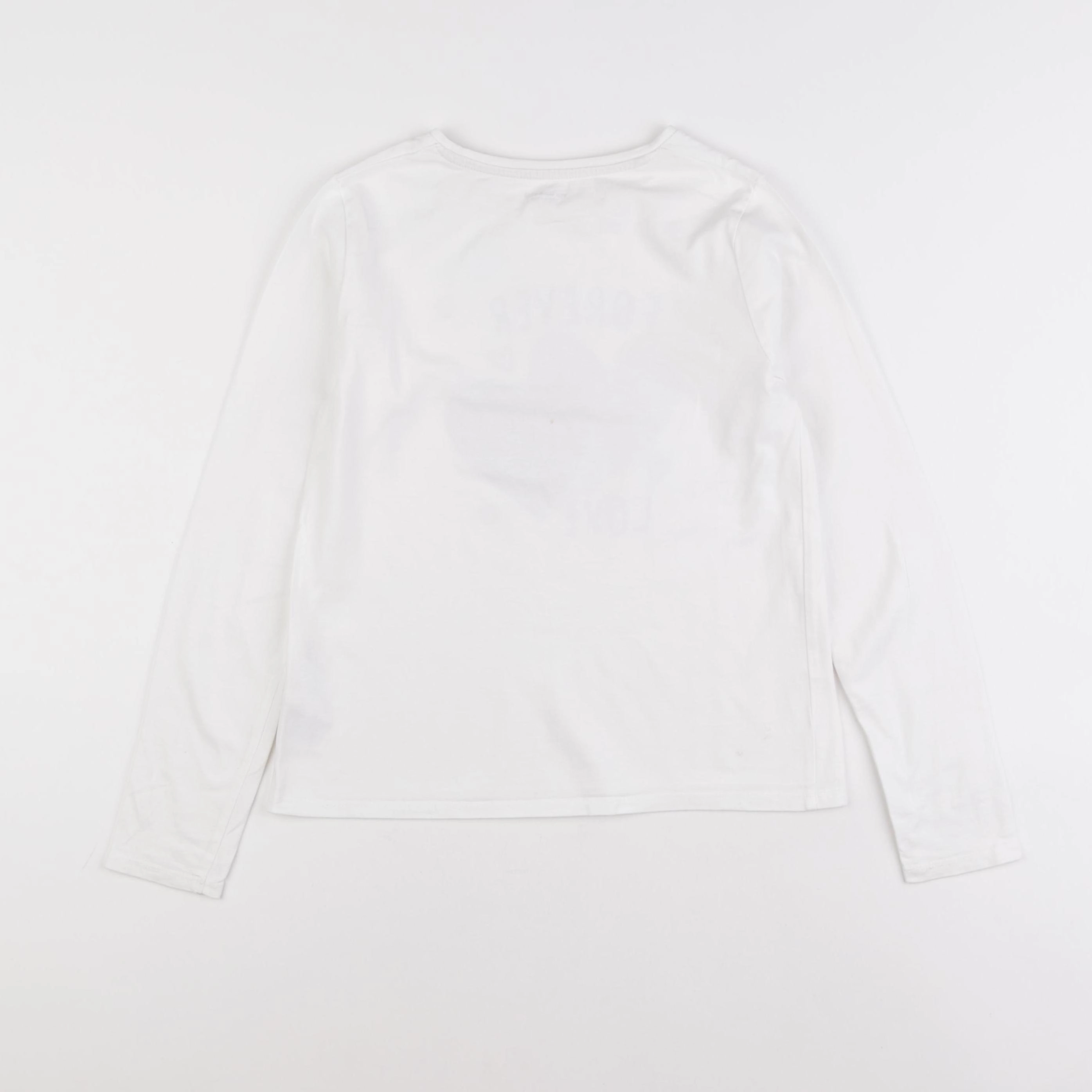 Vertbaudet - tee-shirt blanc - 10 ans