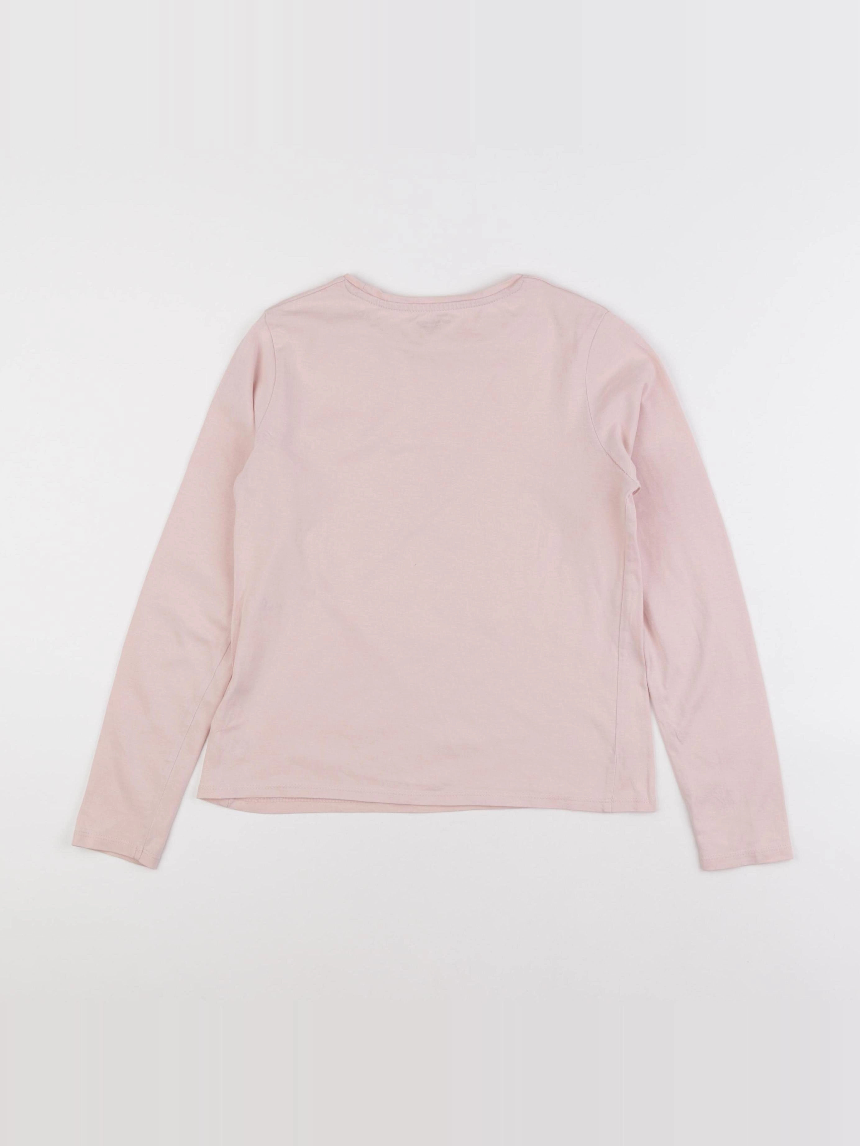 Vertbaudet - tee-shirt rose - 10 ans