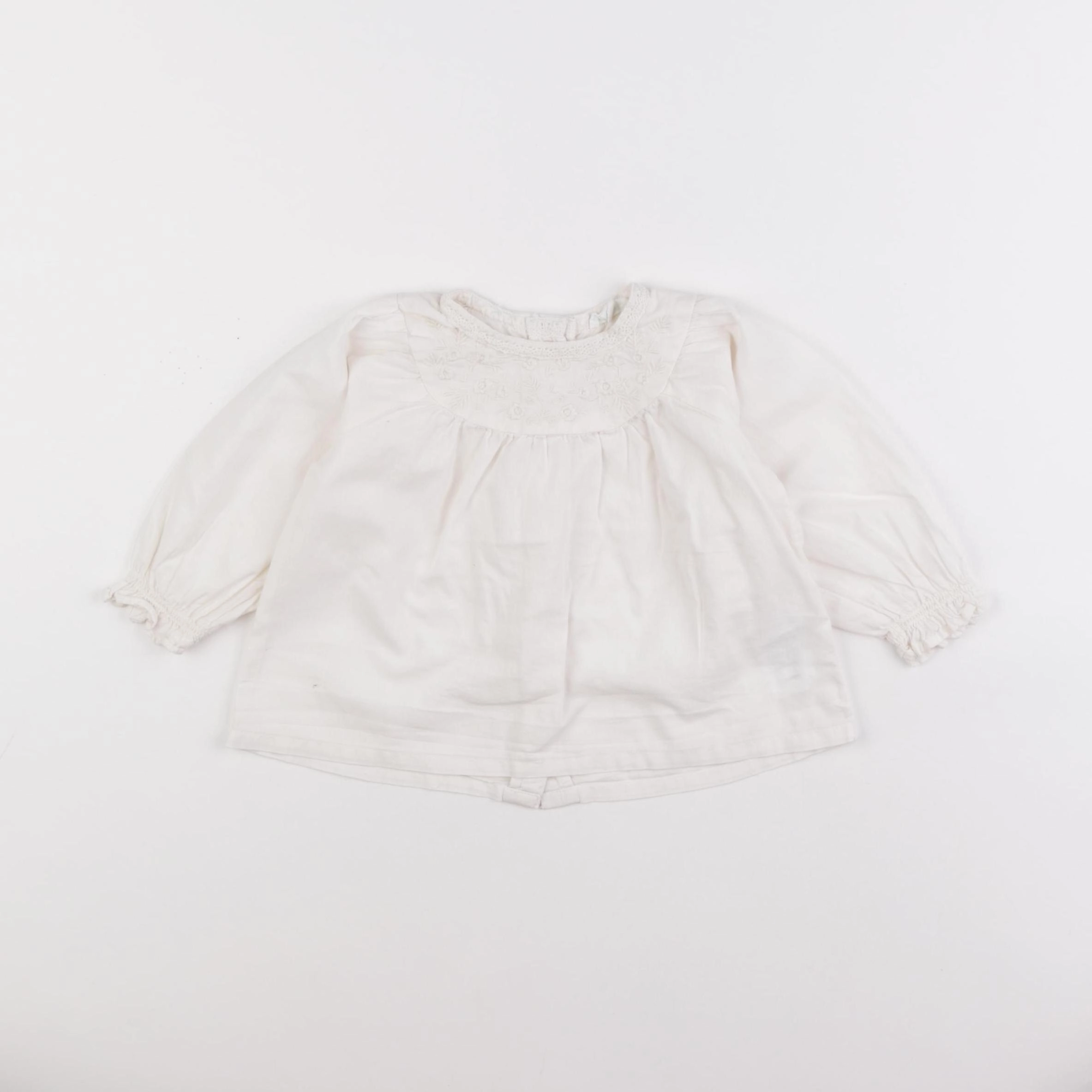 Vertbaudet - blouse beige - 9 mois