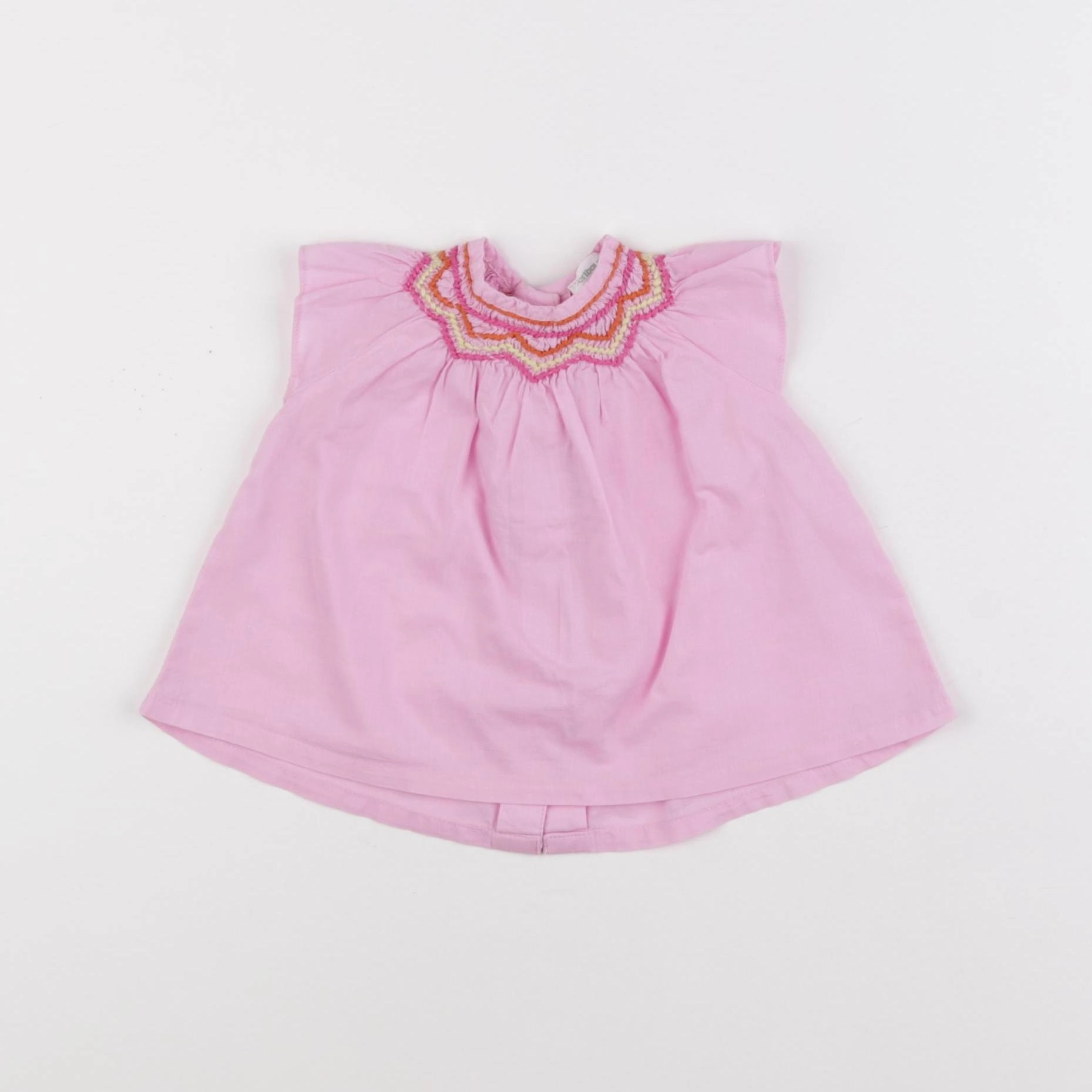 Vertbaudet - blouse rose - 6 mois