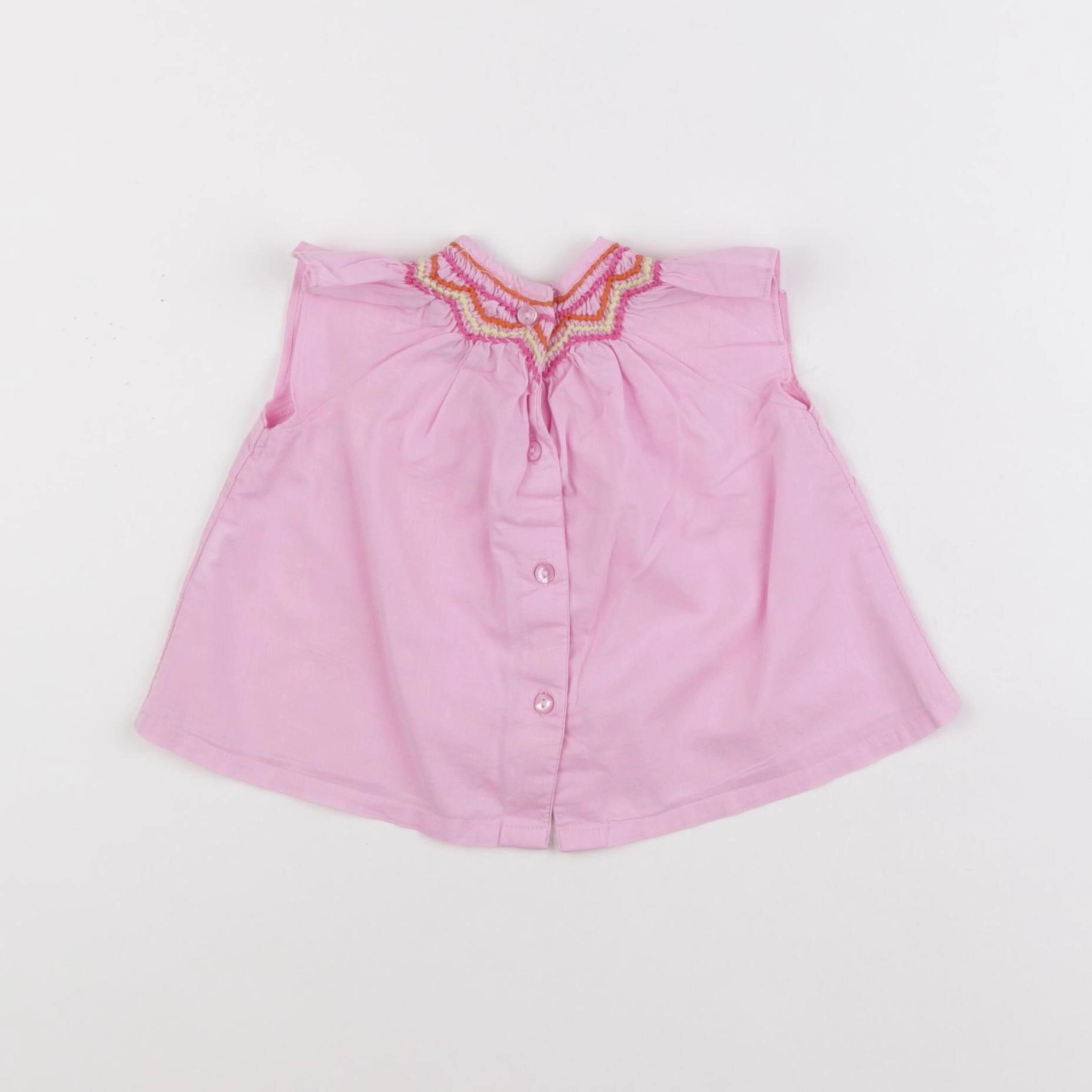 Vertbaudet - blouse rose - 6 mois