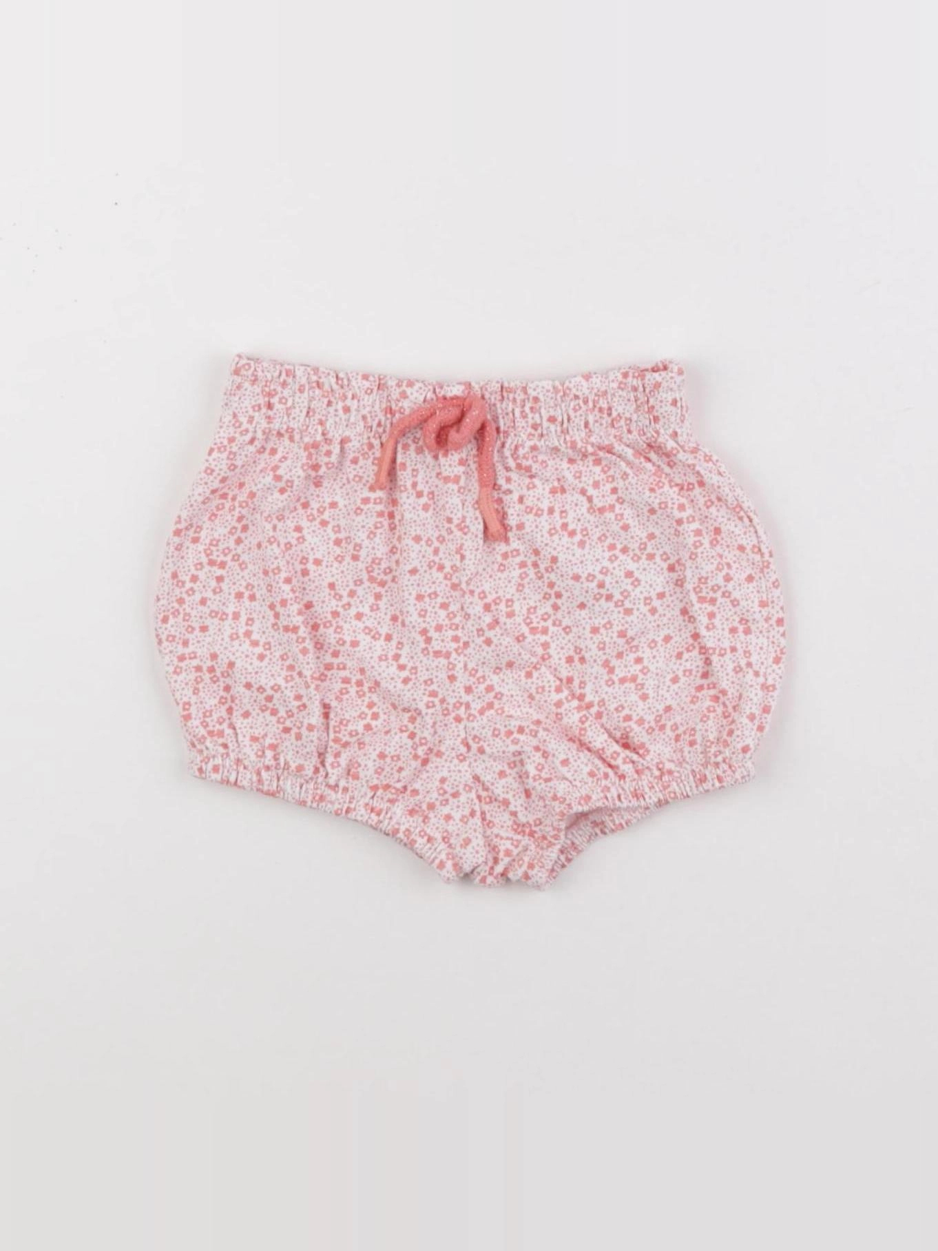 Vertbaudet - bloomer rose - 6 mois