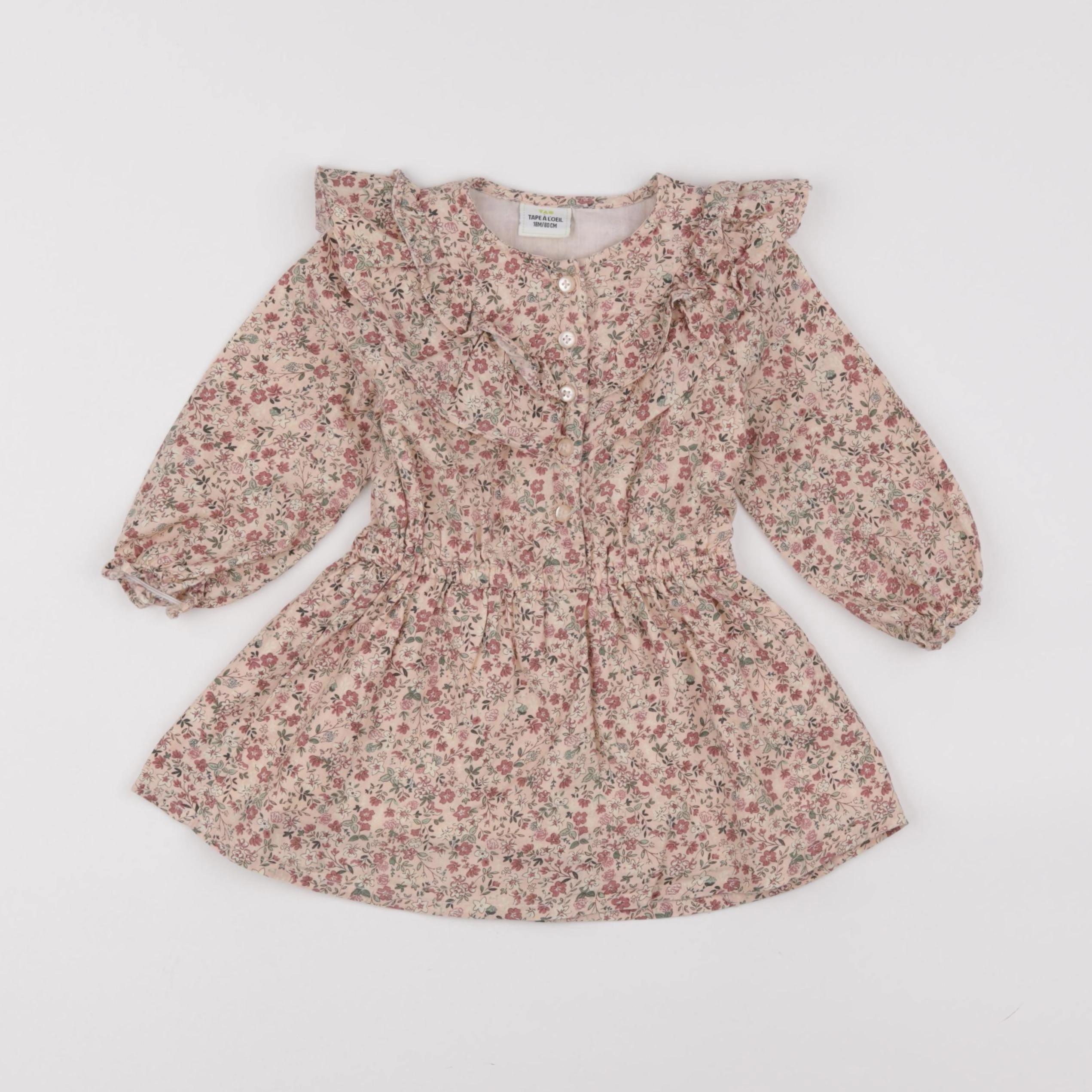 Tape à l'oeil - robe rose - 18 mois