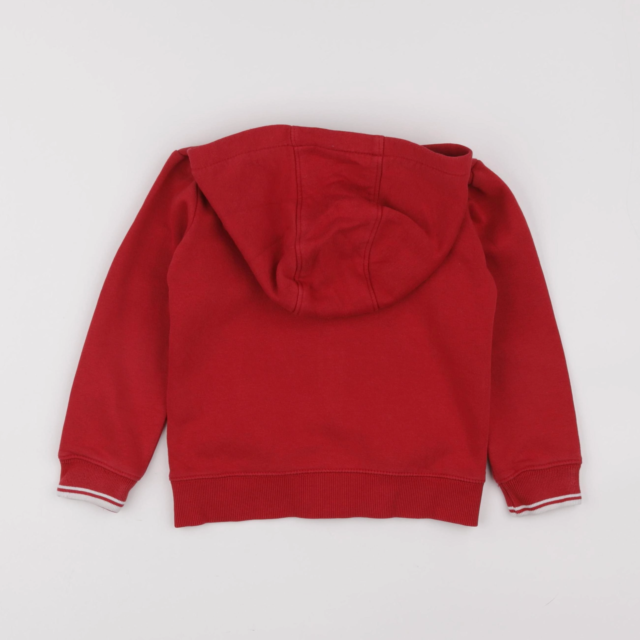 Vertbaudet - sweat rouge - 6 ans