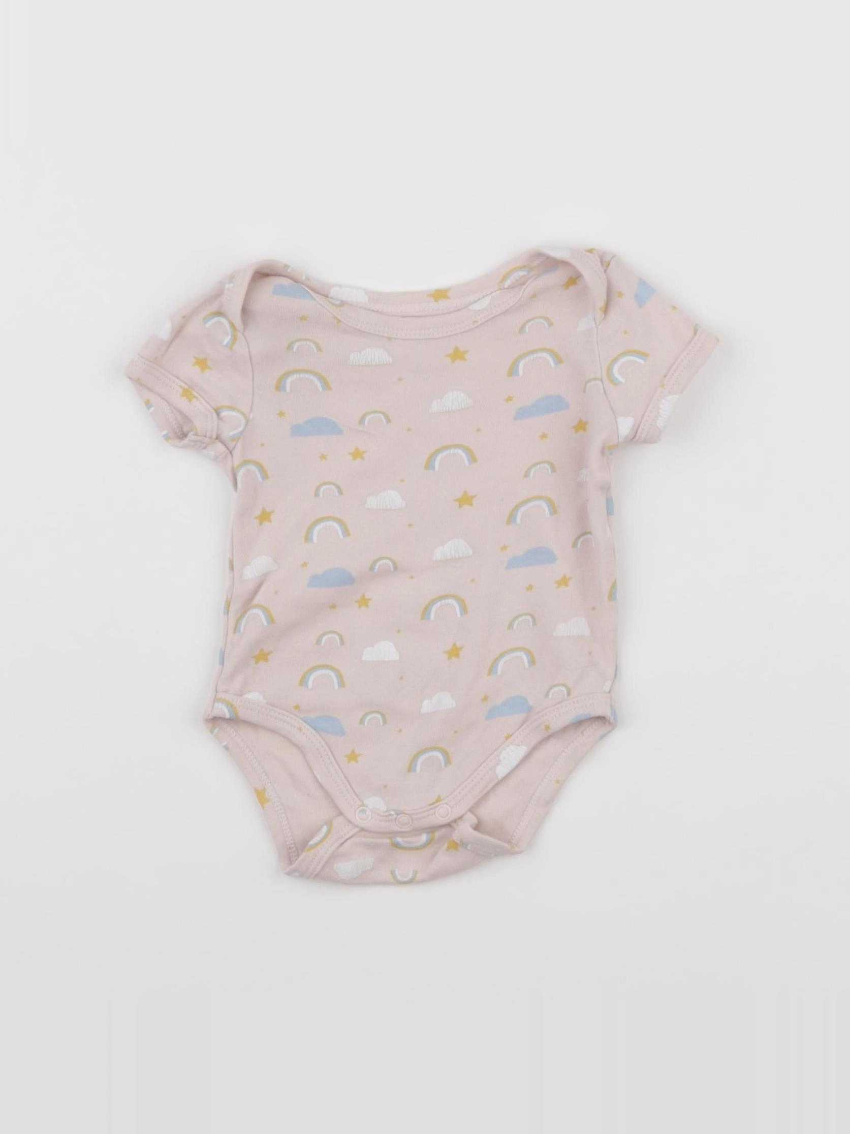 Vertbaudet - body rose - 3 mois