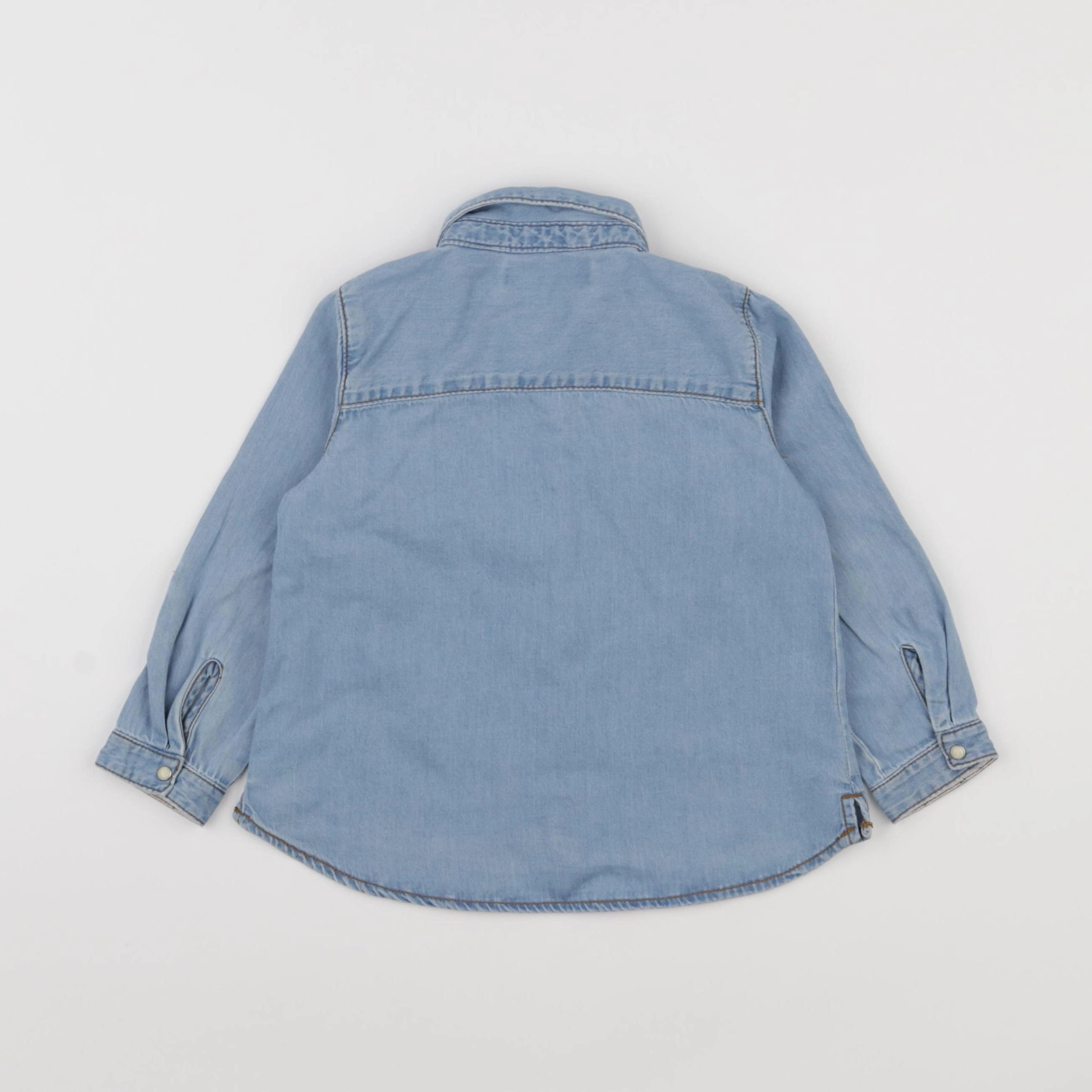 Zara - blouse bleu - 2/3 ans