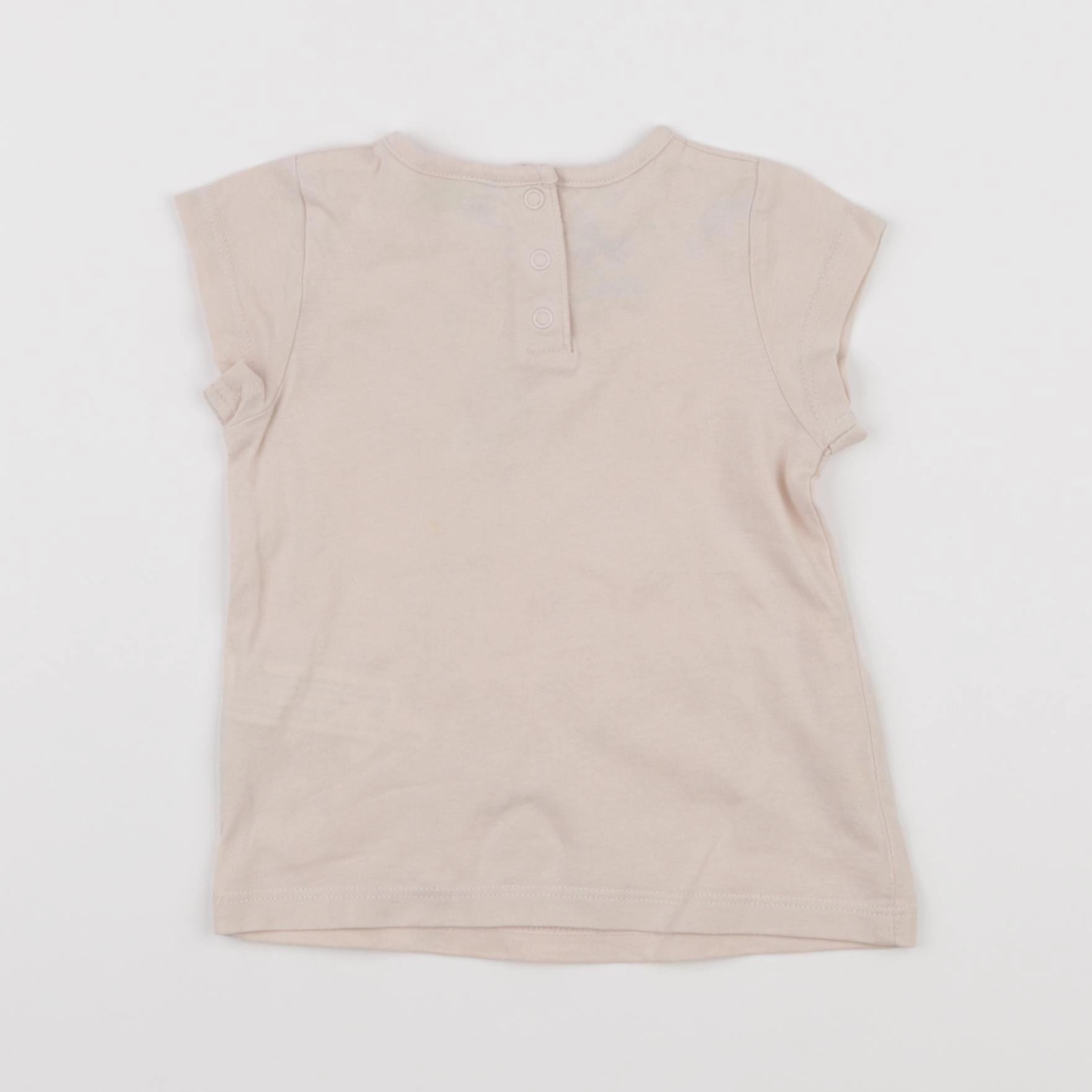 Tape à l'oeil - tee-shirt rose, or - 9 mois