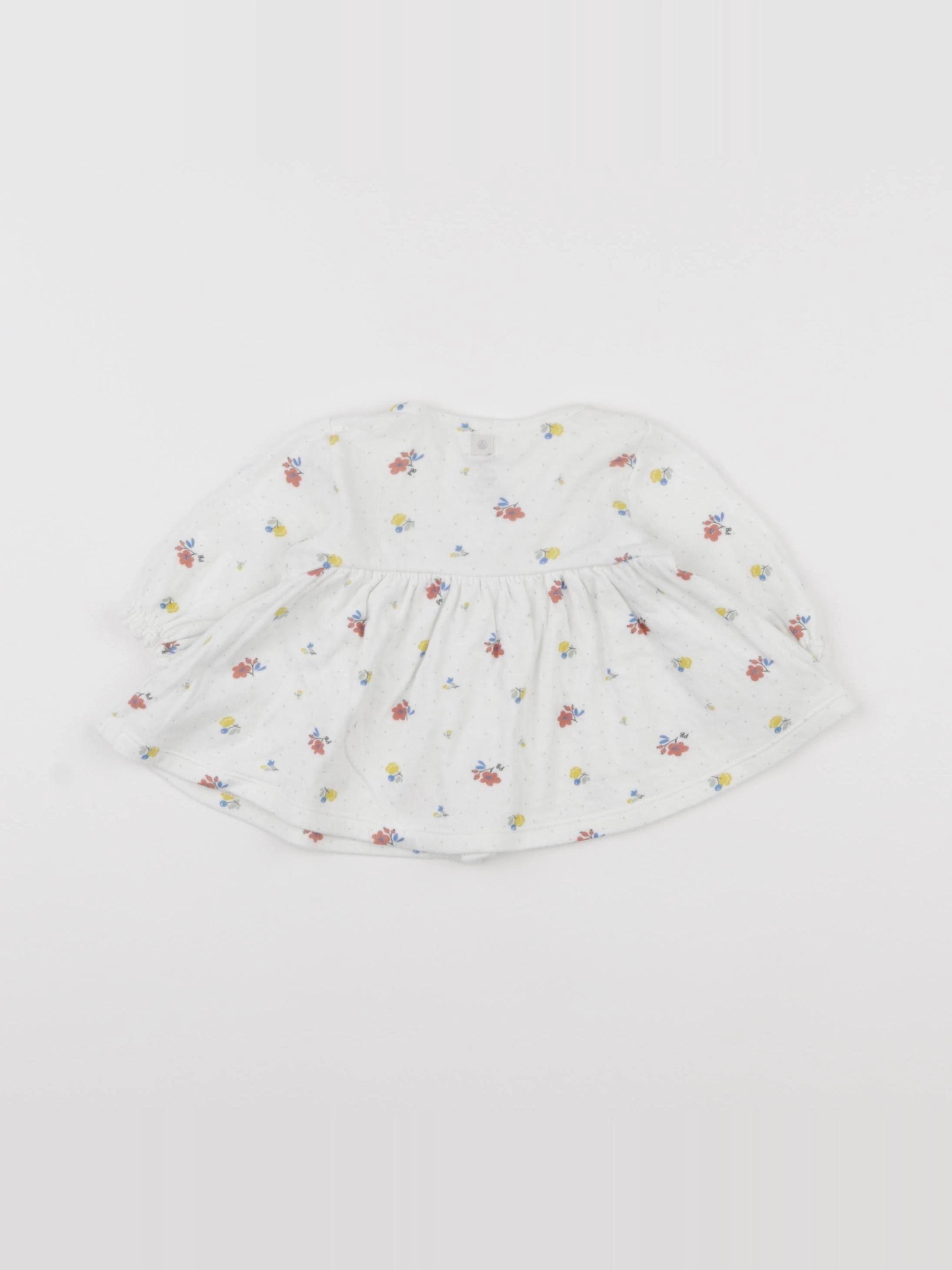 Petit Bateau - tee-shirt blanc - 1 mois
