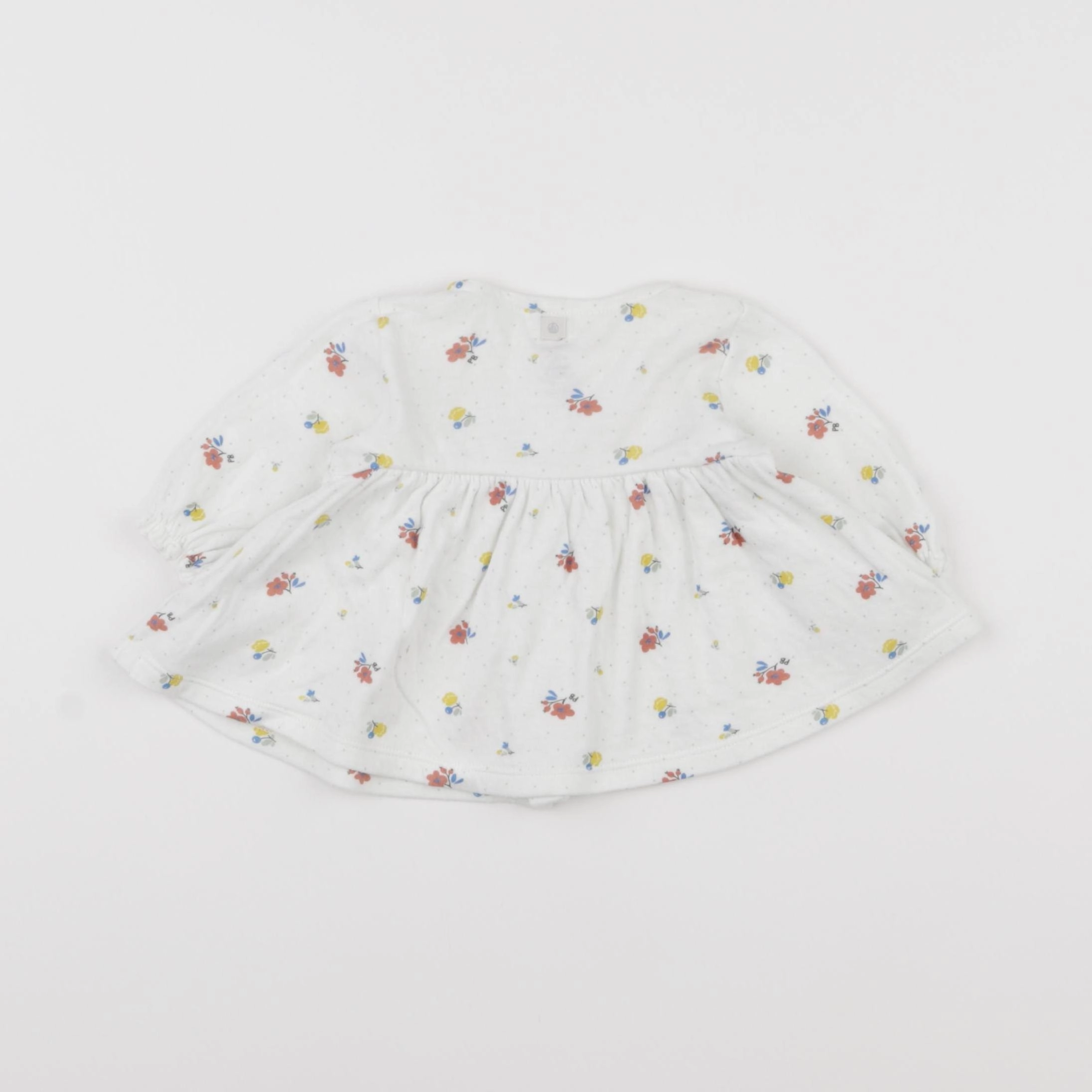 Petit Bateau - tee-shirt blanc - 1 mois