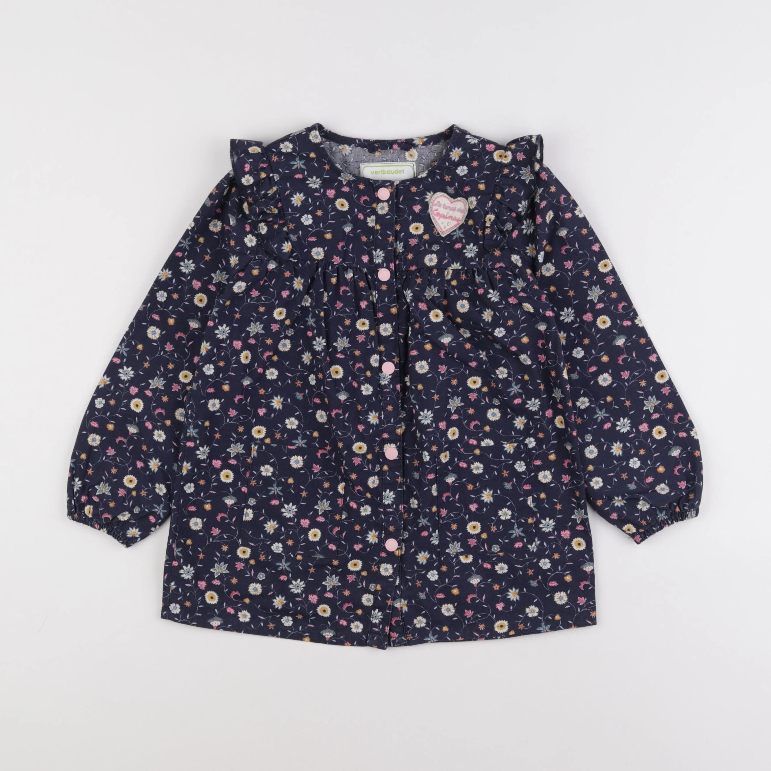 Vertbaudet - robe bleu - 4 ans
