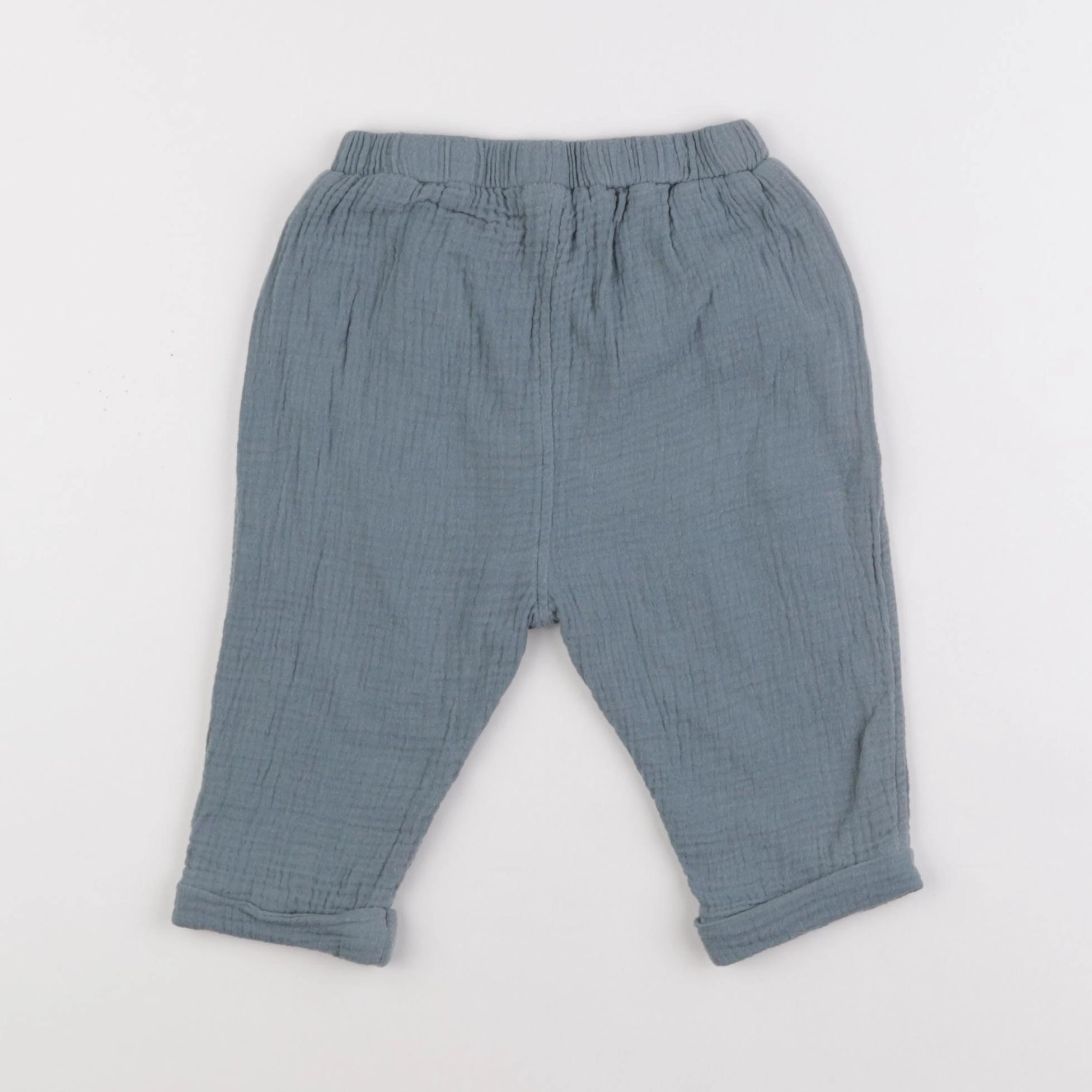 Vertbaudet - pantalon bleu - 18 mois
