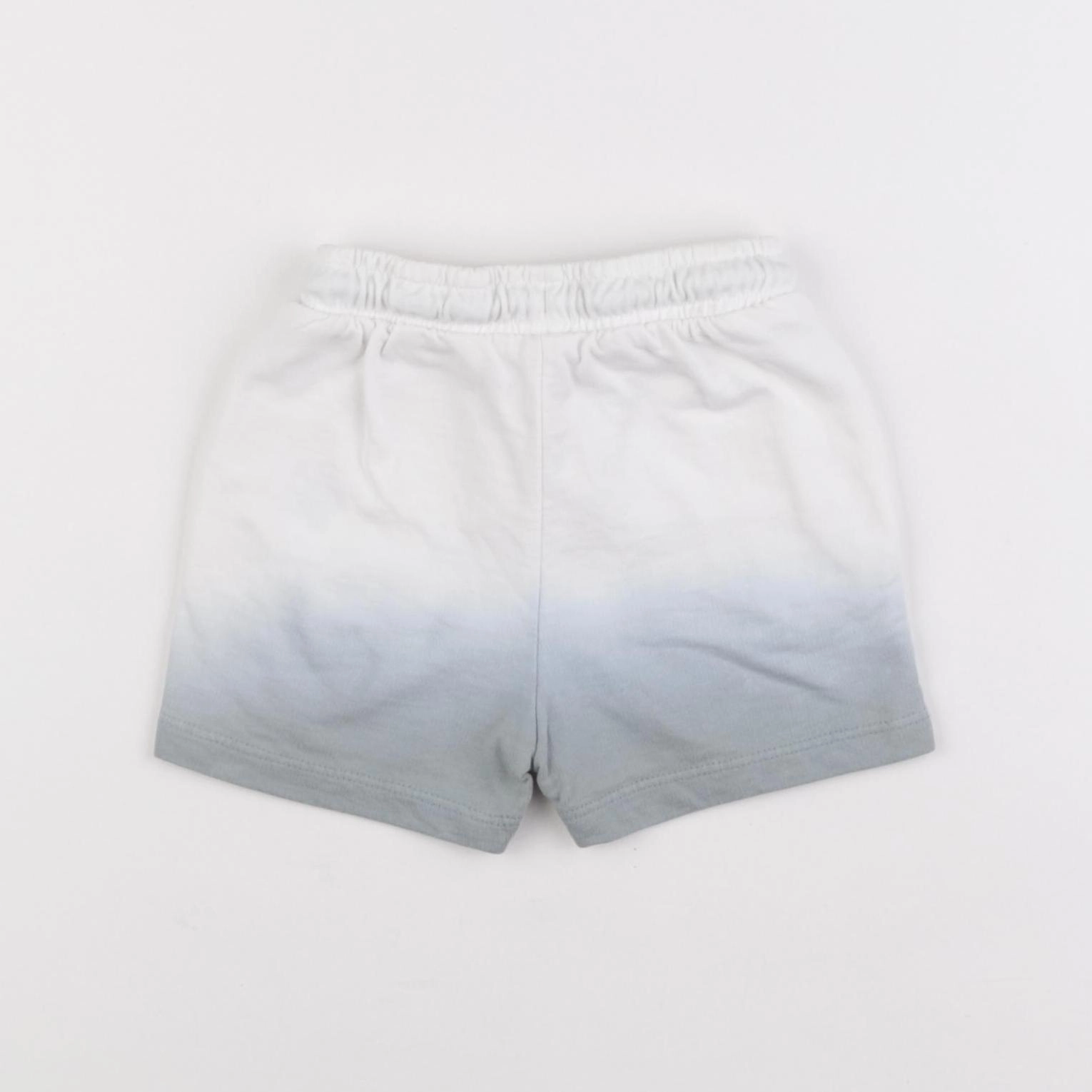 Vertbaudet - short blanc, bleu - 6 mois