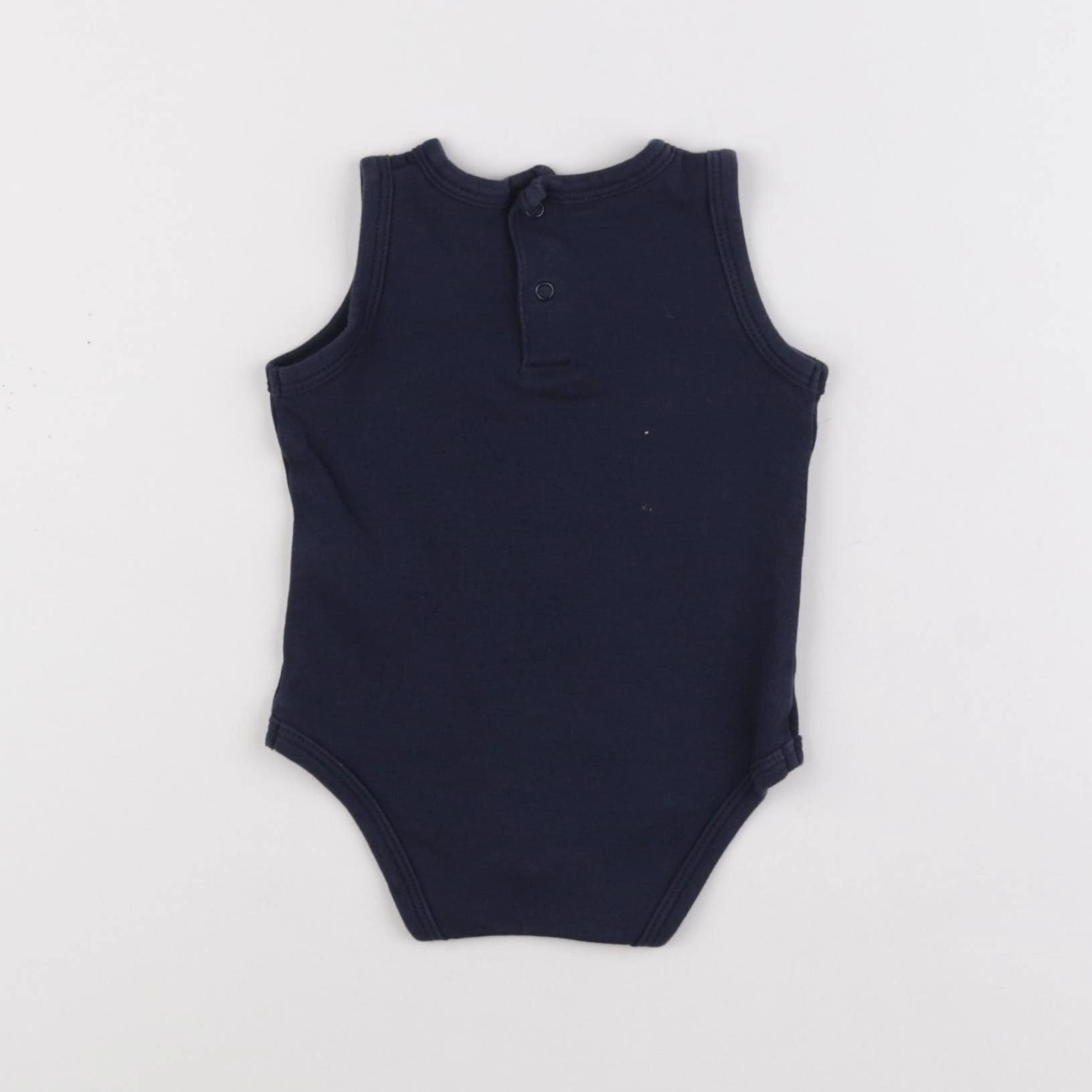Vertbaudet - body bleu - 6 mois