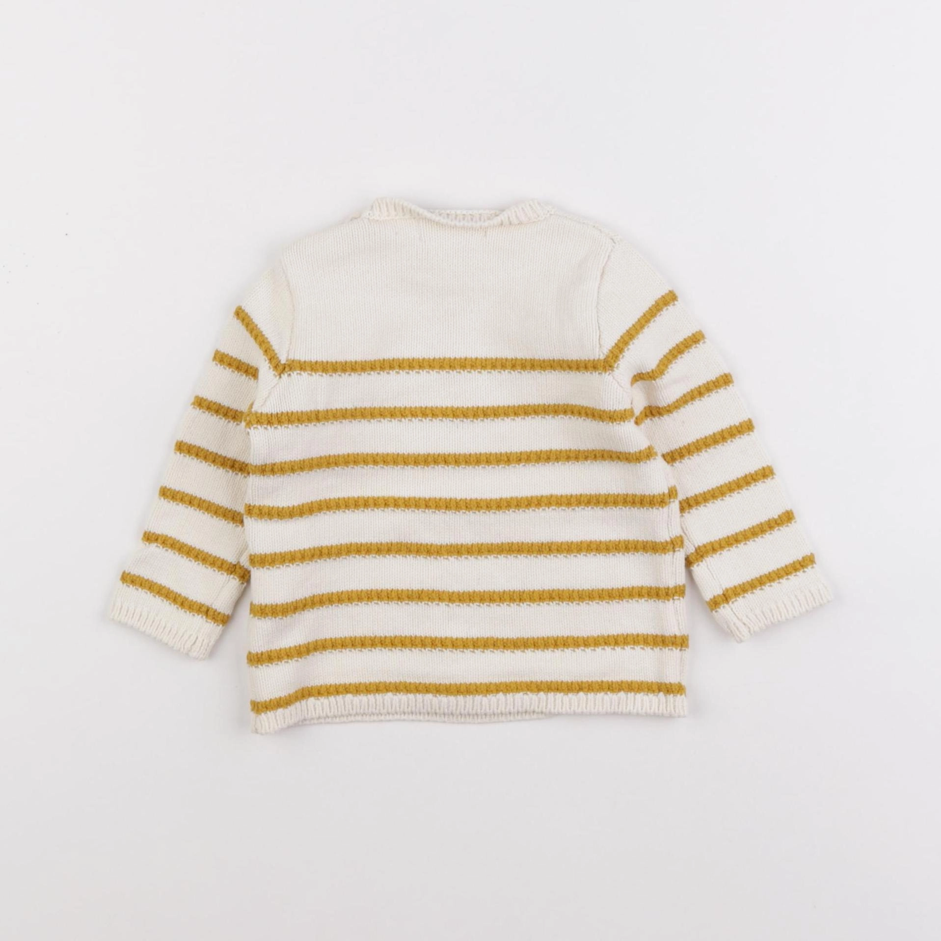 Cyrillus - pull beige - 6 mois