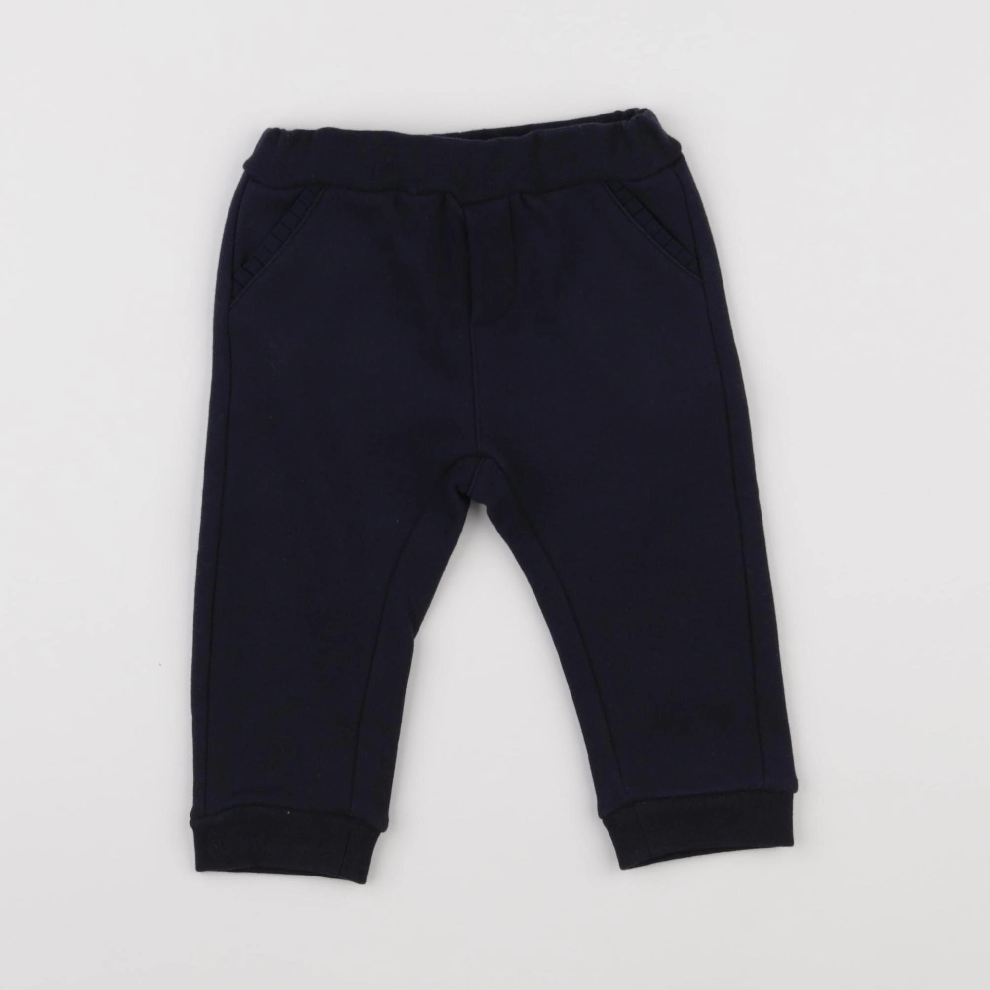 Jacadi - jogging doublé bleu - 12 mois