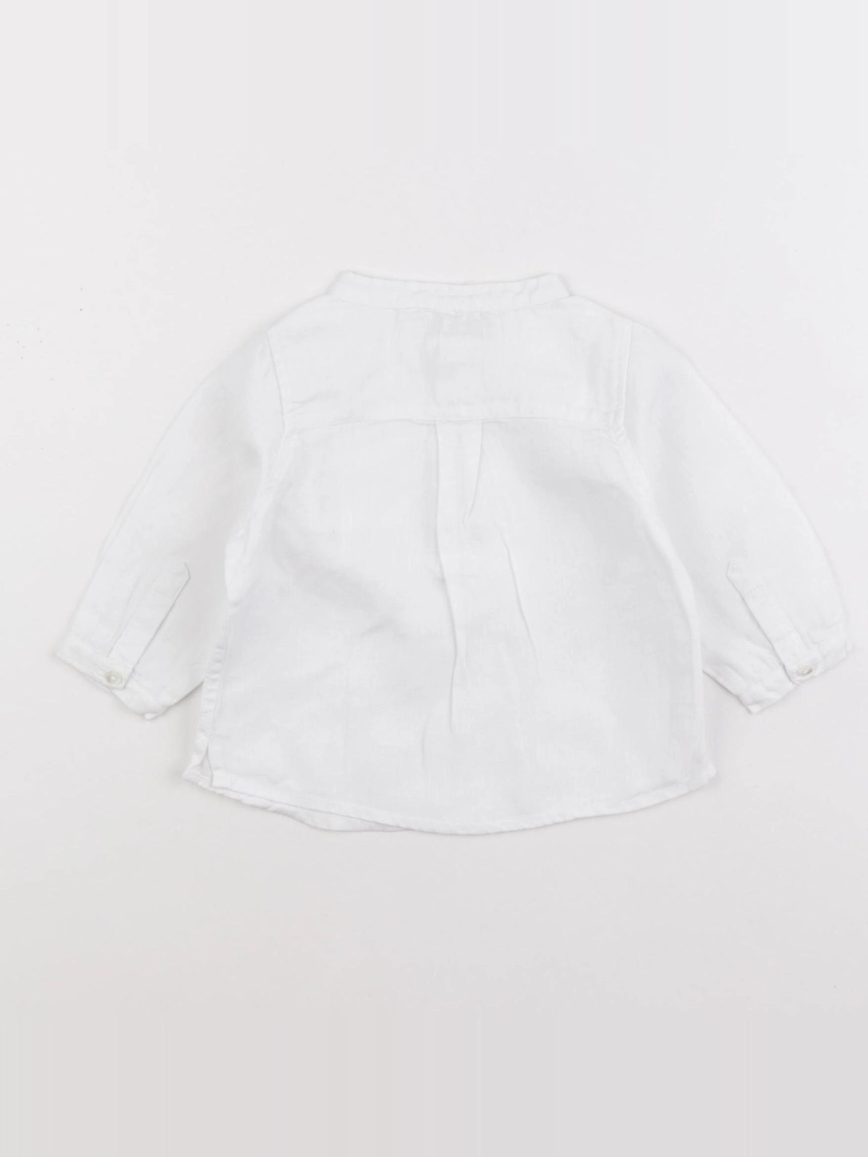 Jacadi - chemise blanc - 6 mois