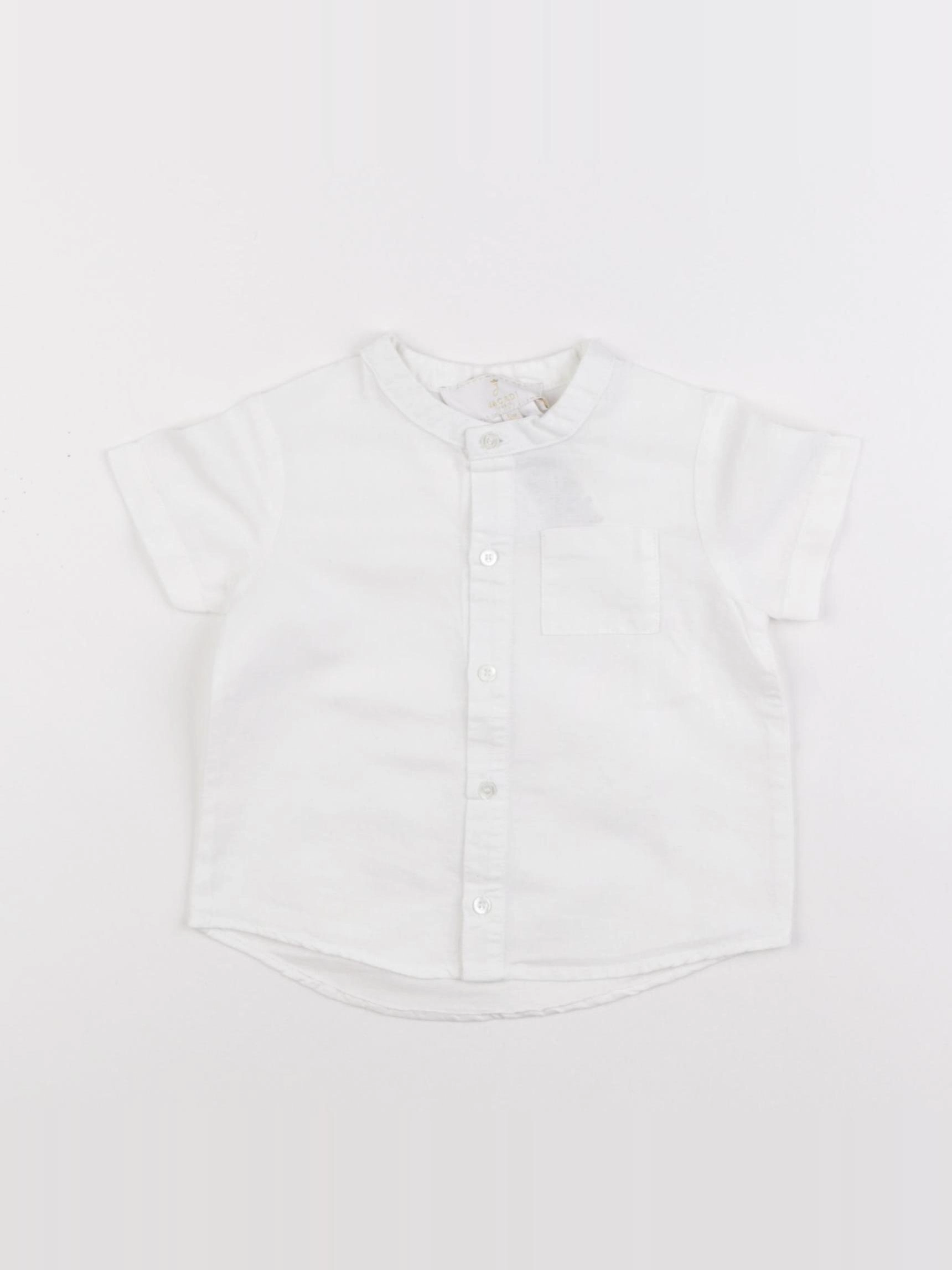 Jacadi - chemise blanc - 6 mois