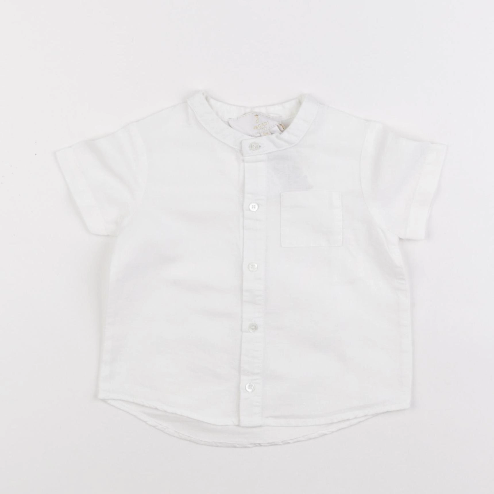 Jacadi - chemise blanc - 6 mois