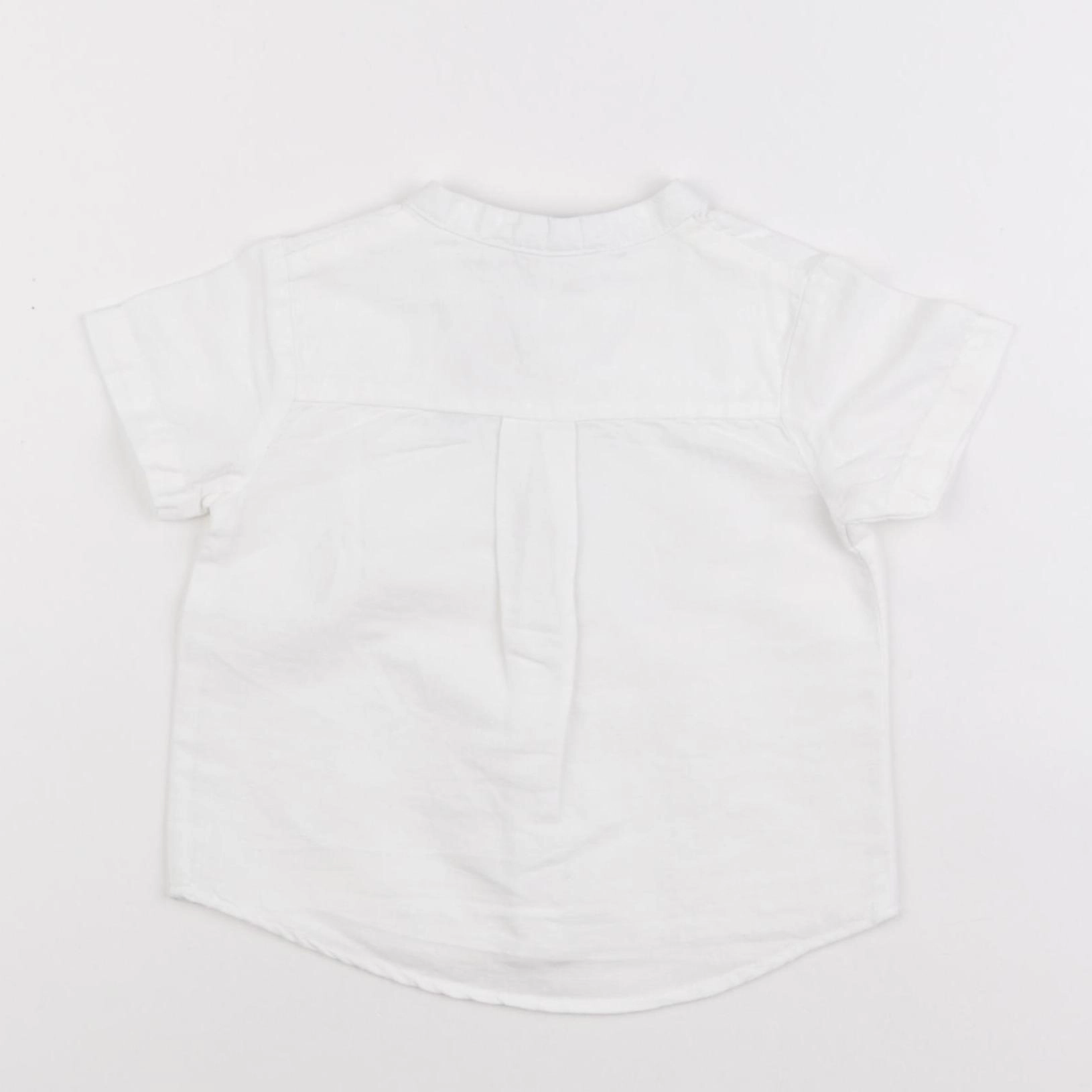 Jacadi - chemise blanc - 6 mois