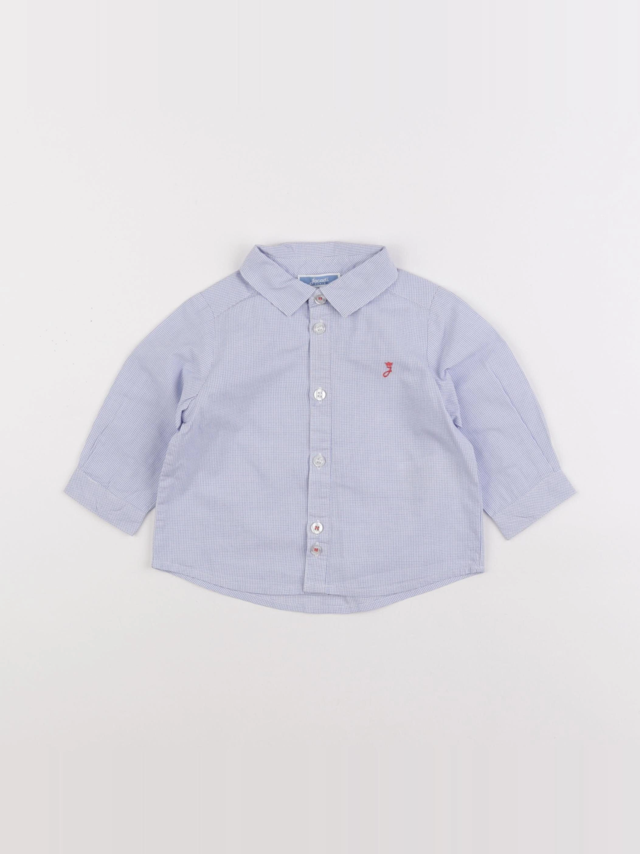 Jacadi - chemise bleu - 6 mois