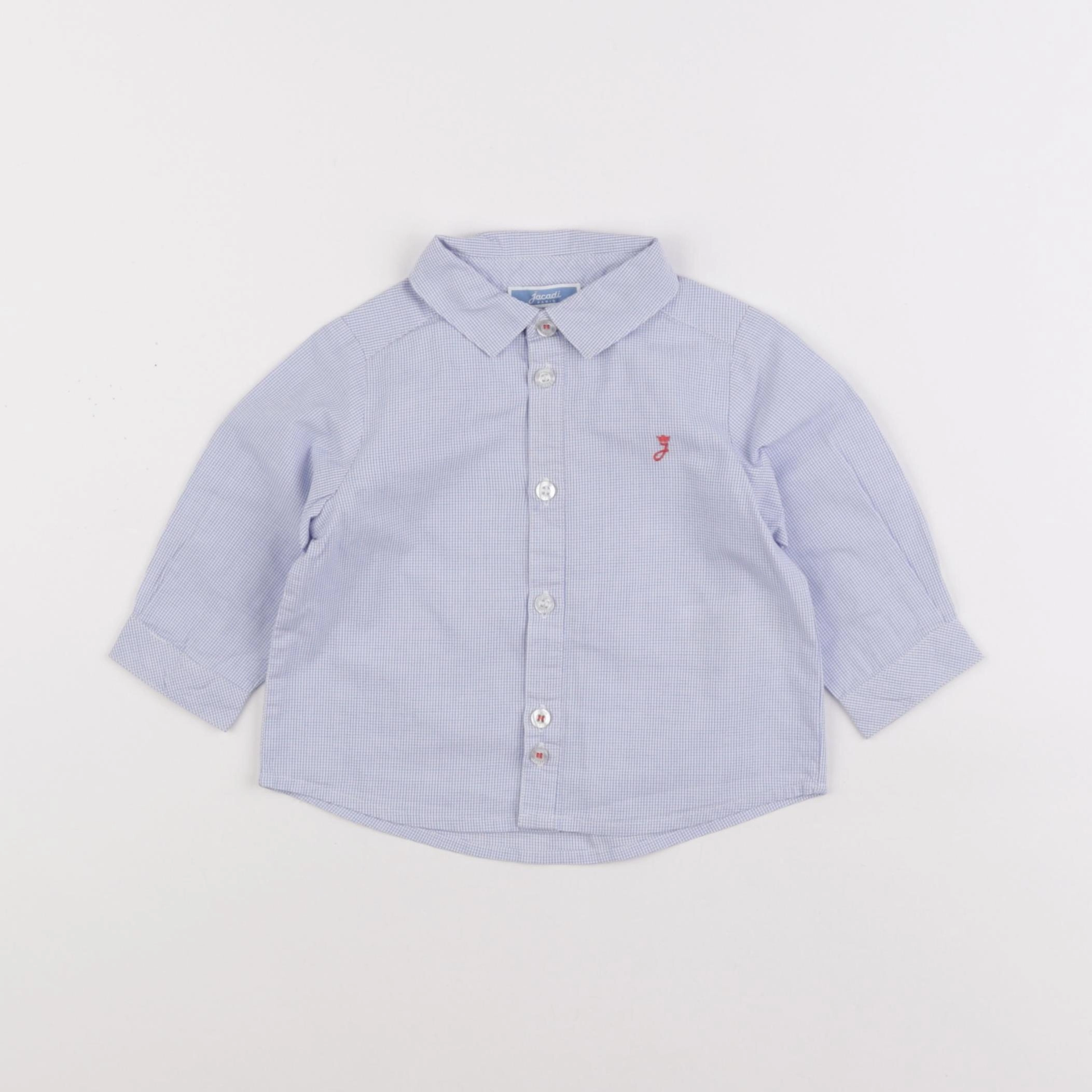 Jacadi - chemise bleu - 6 mois
