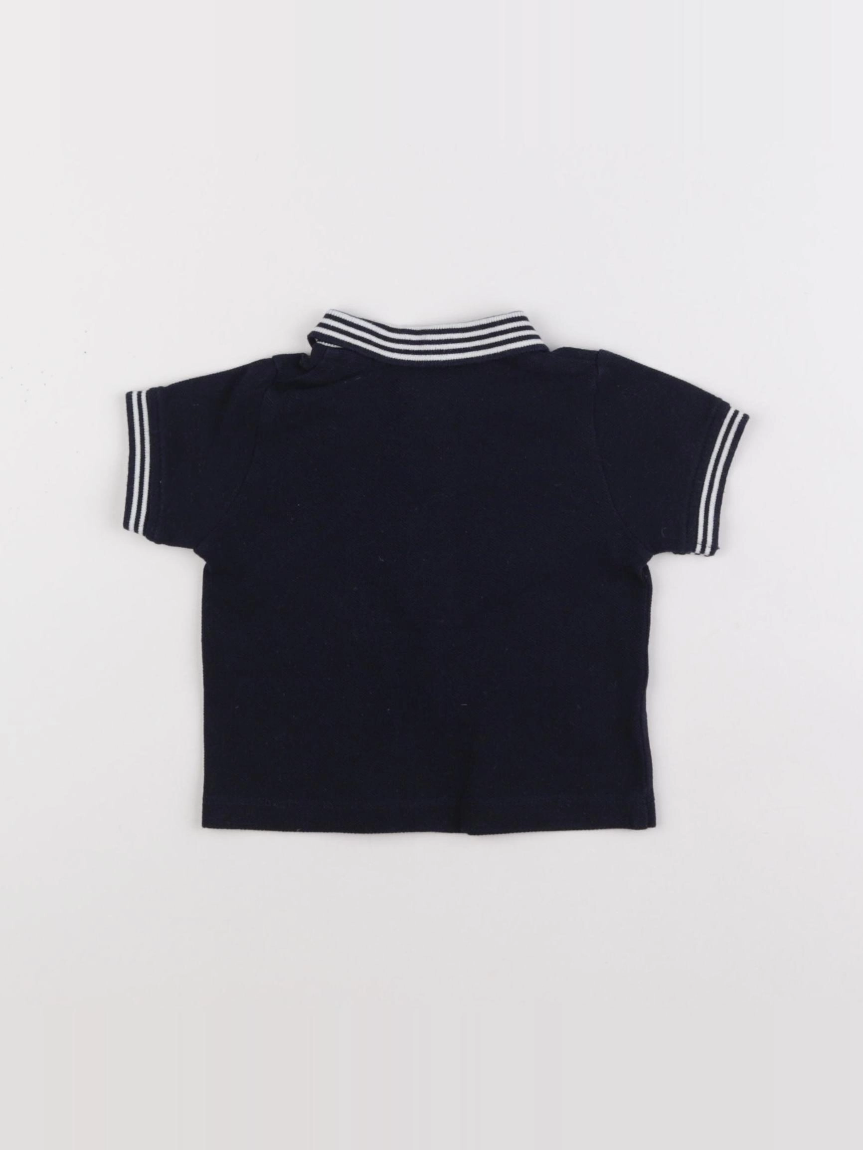 Jacadi - polo bleu - 6 mois