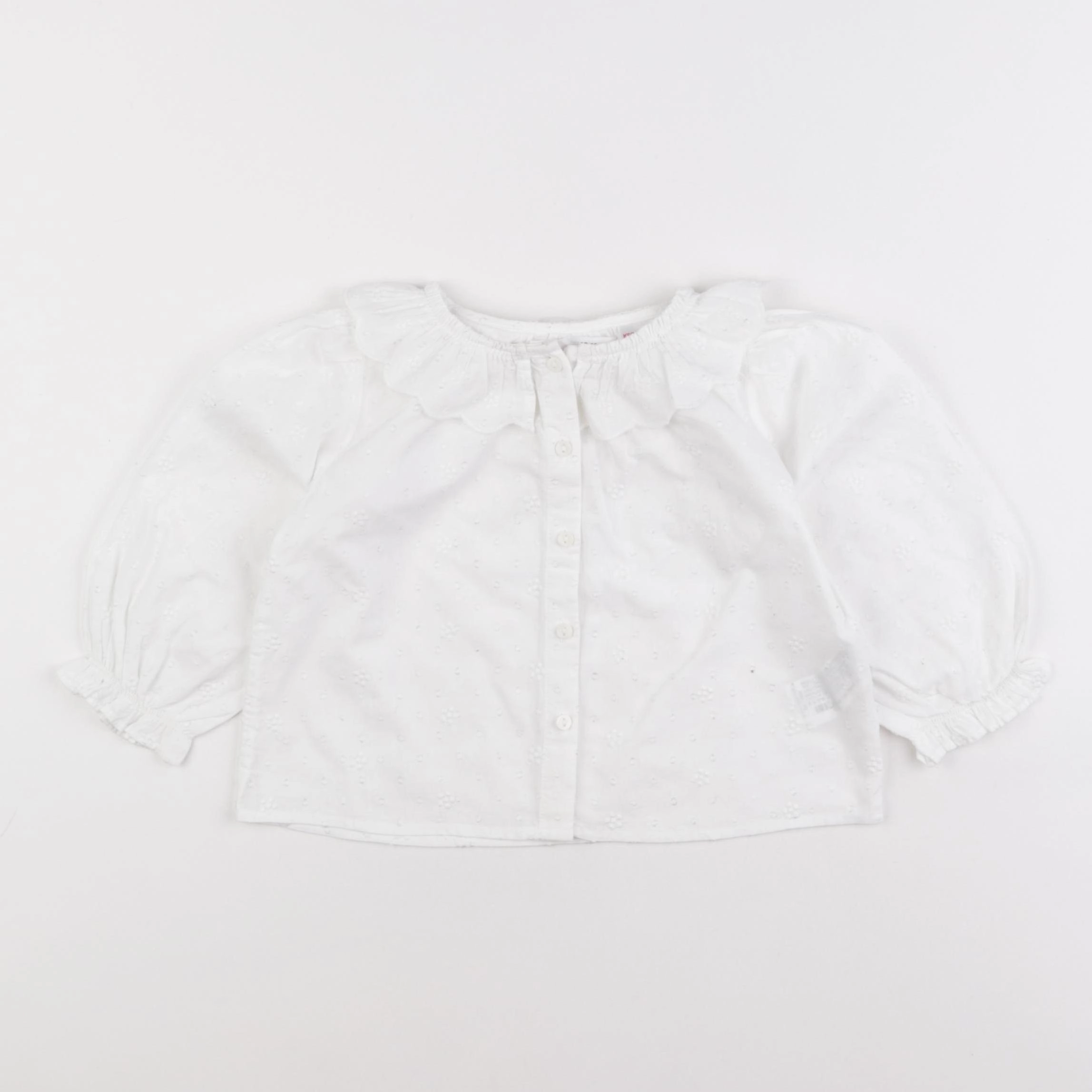 Zara - blouse blanc - 12/18 mois