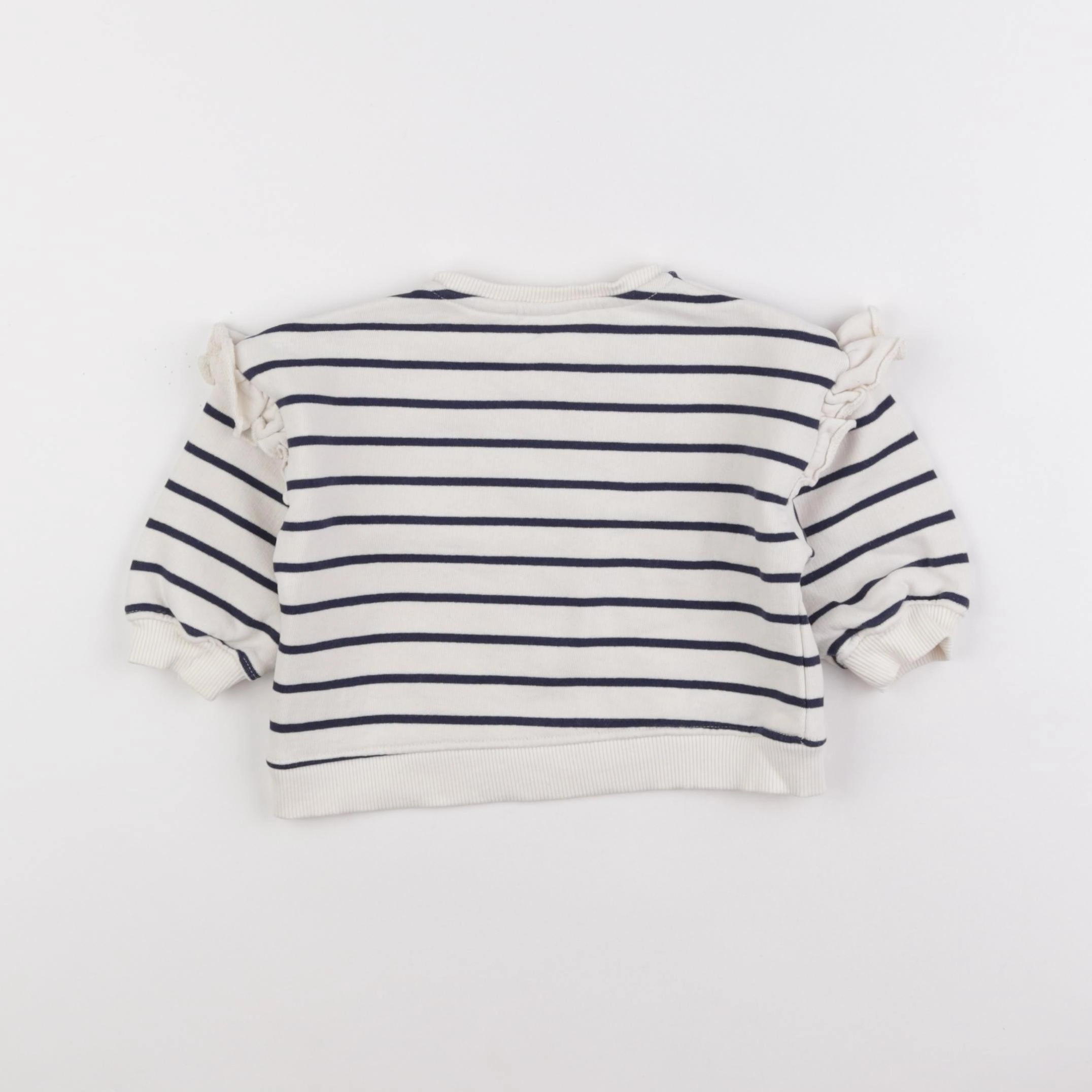 Zara - sweat beige - 3/6 mois