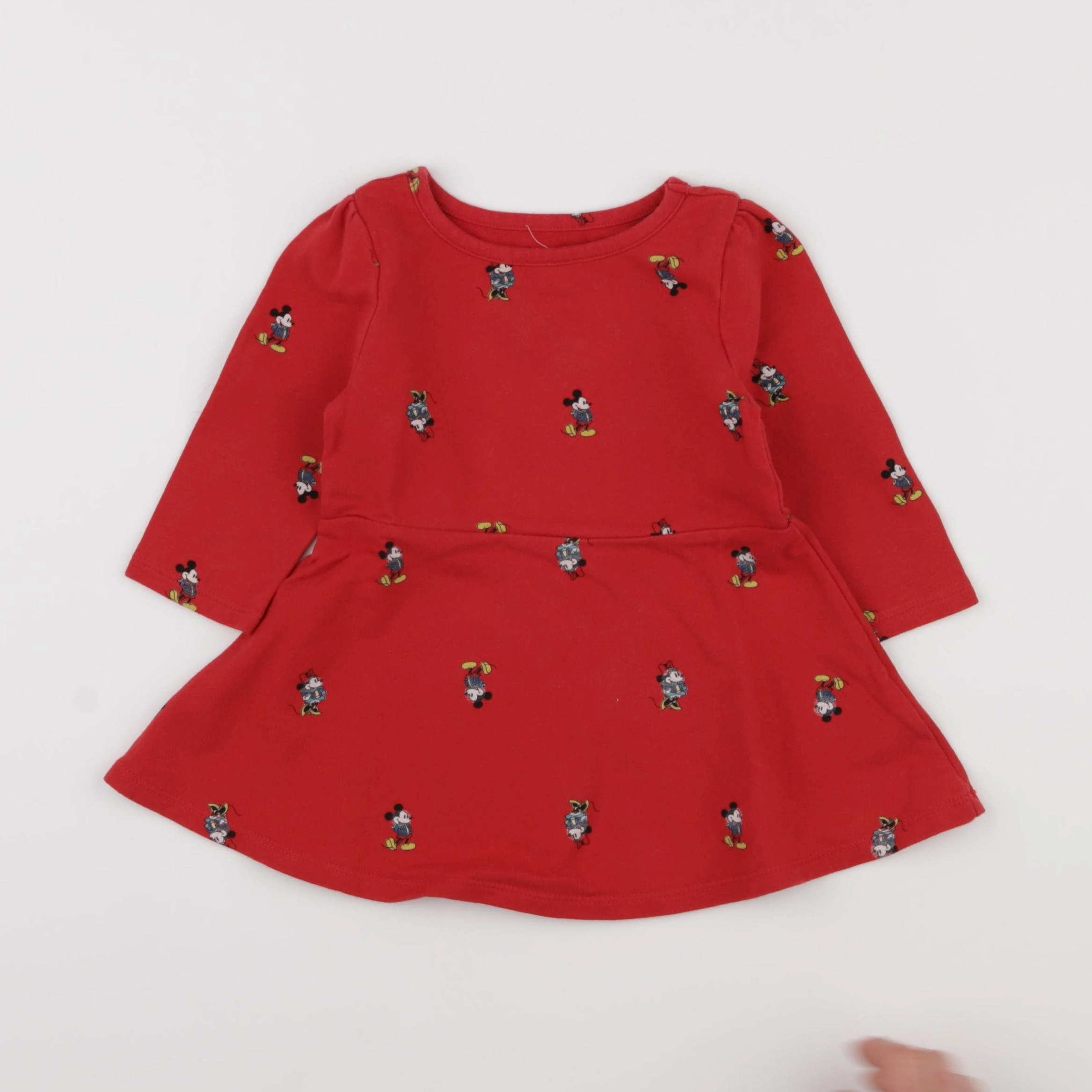 GAP - robe rouge - 12/18 mois
