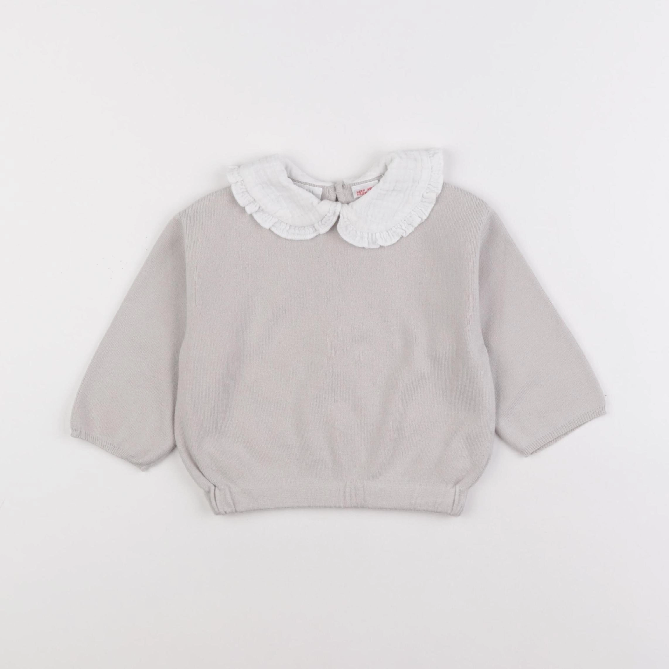 Zara - pull beige - 12/18 mois