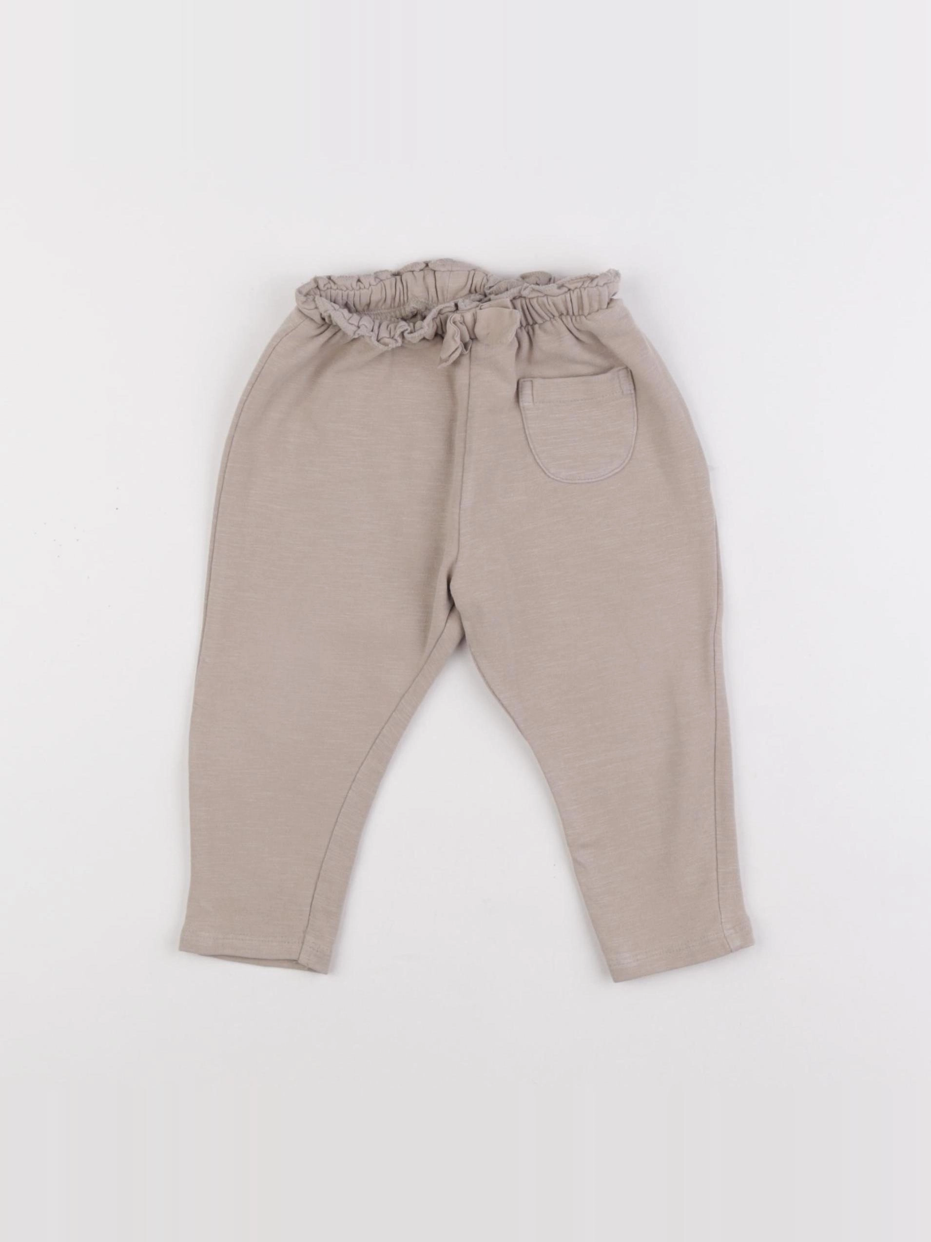 Zara - pantalon beige - 12/18 mois