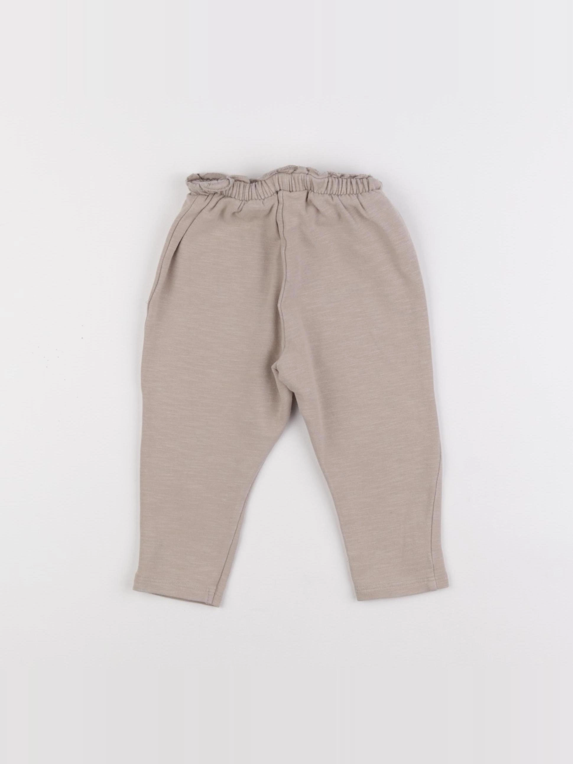 Zara - pantalon beige - 12/18 mois