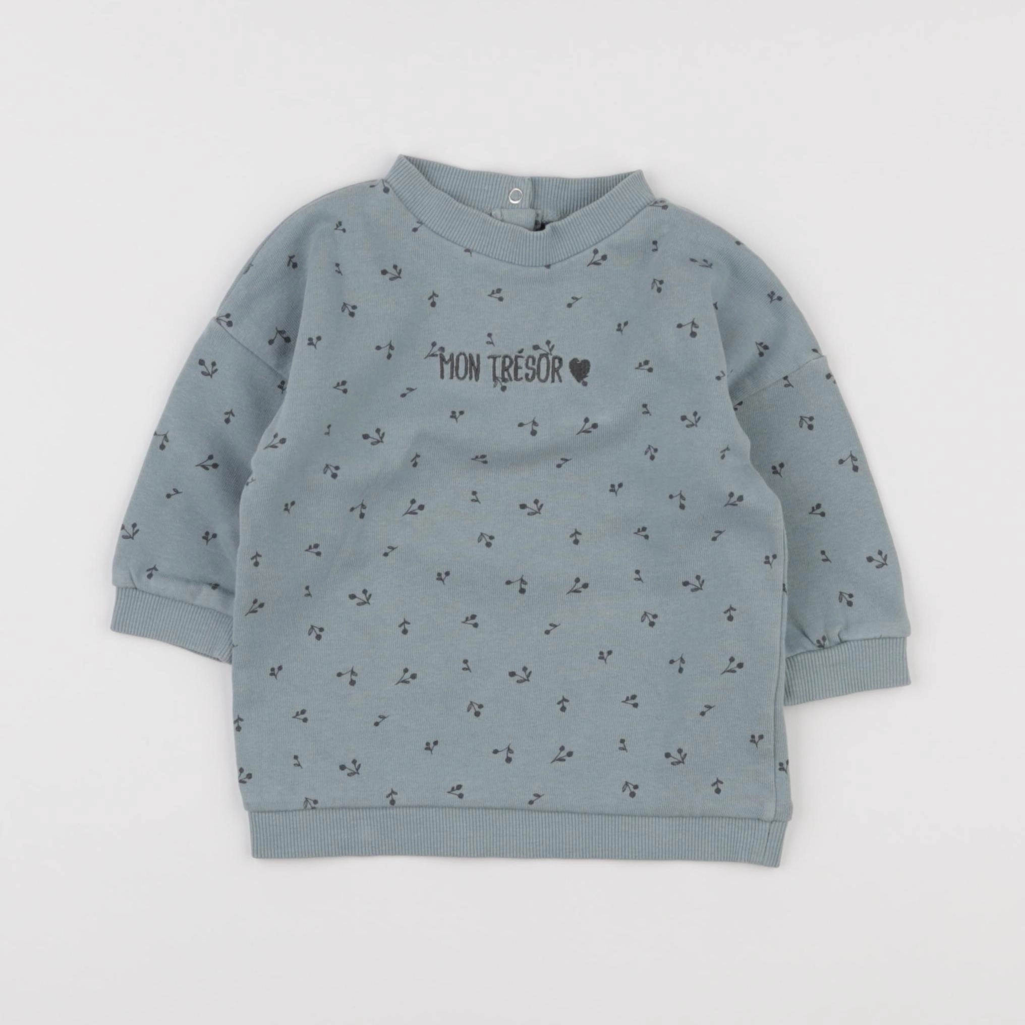 Vertbaudet - robe bleu - 9 mois