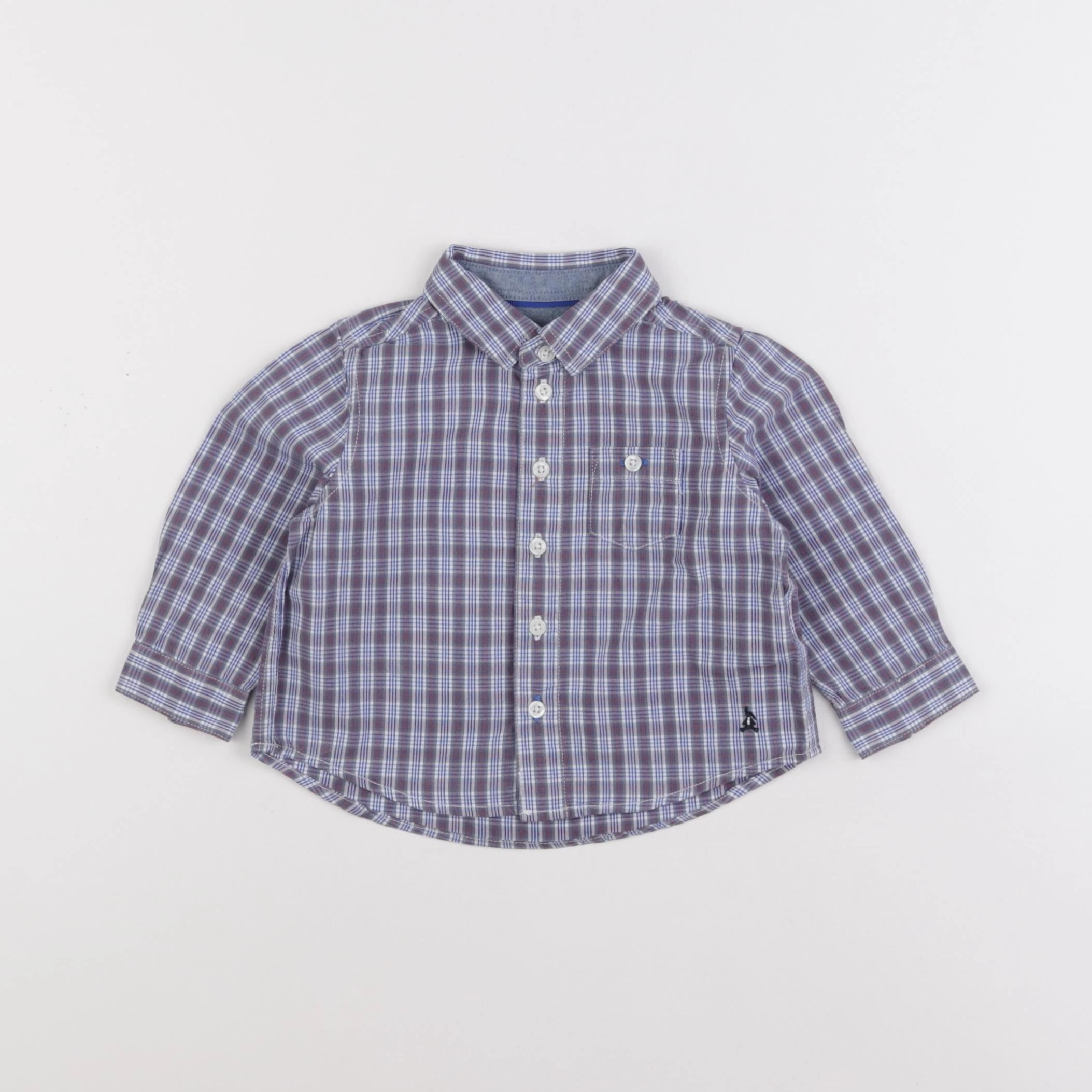 Cyrillus - chemise bleu - 6 mois