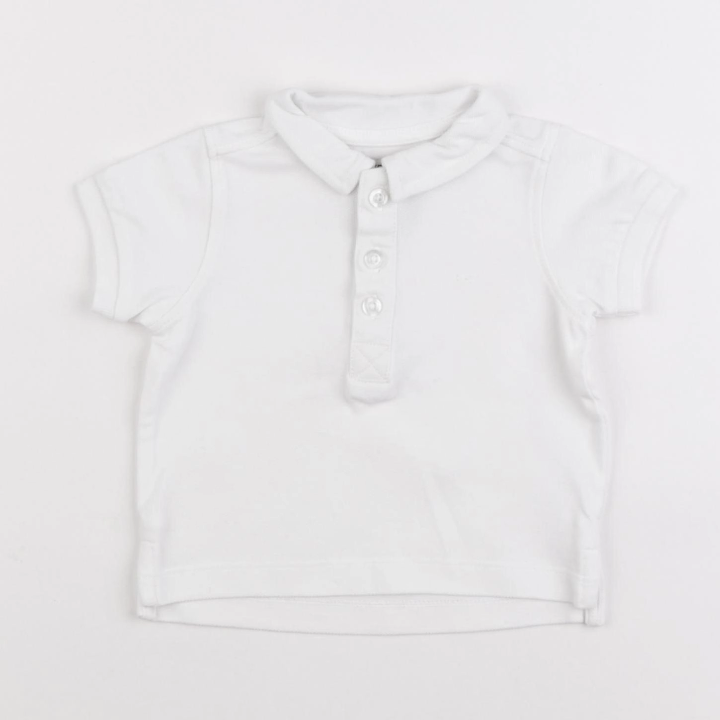 Cyrillus - polo blanc - 6 mois